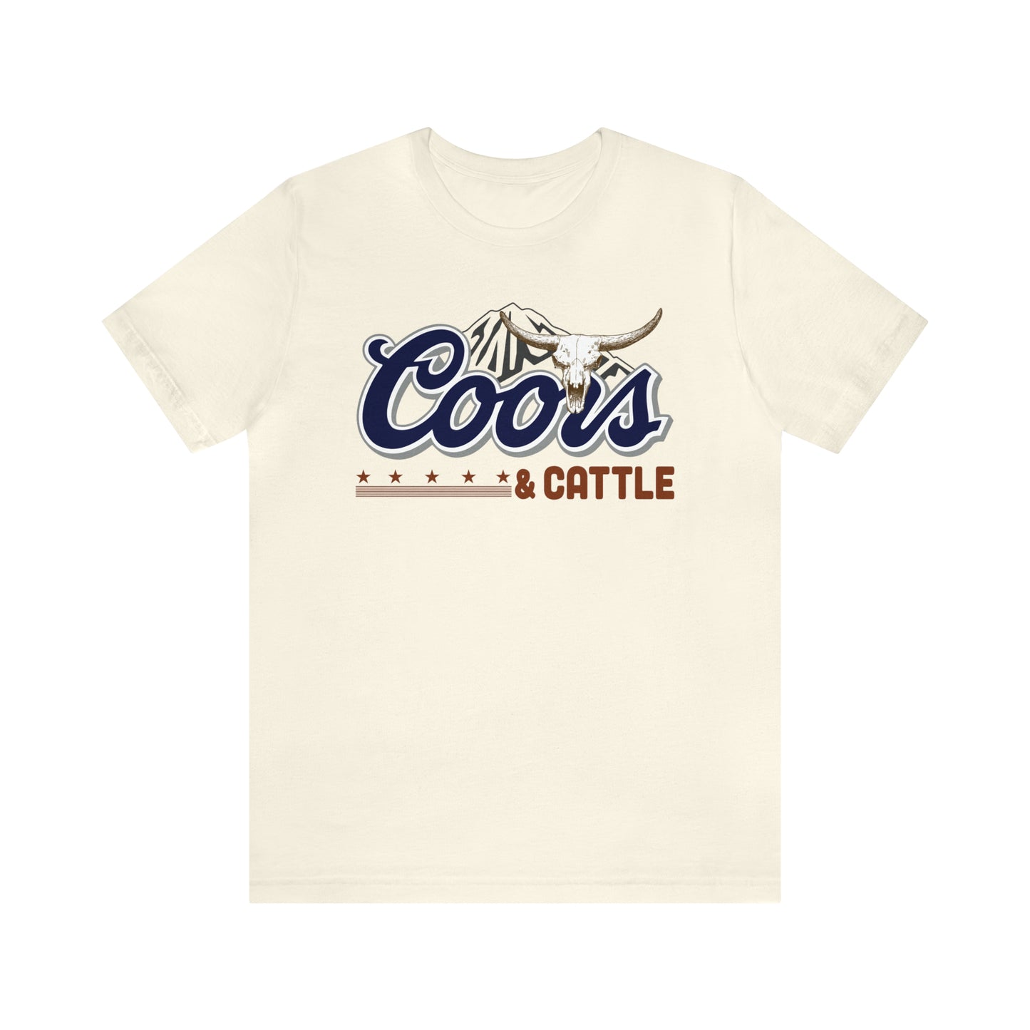 Beer and Cattle Unisex Jersey Short Sleeve Tee