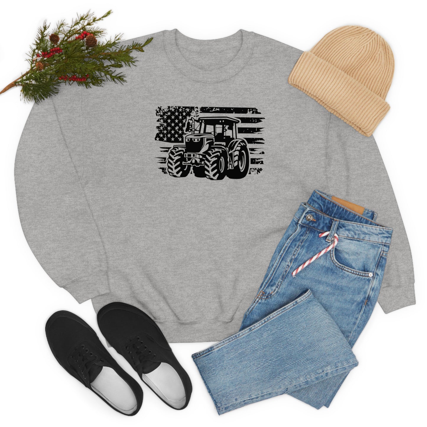 "American Tractor" - Unisex Heavy Blend™ Crewneck Sweatshirt