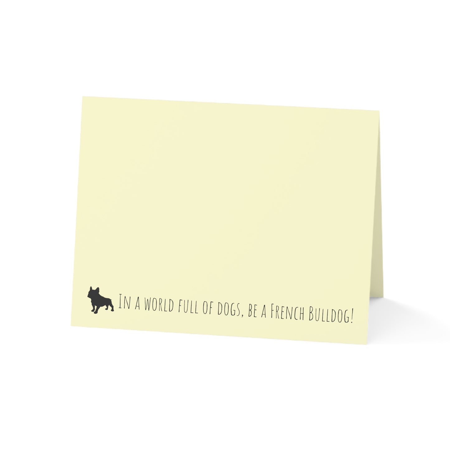 Pardon My Frenchie Dog Greeting Cards (1, 10, 30, and 50pcs)