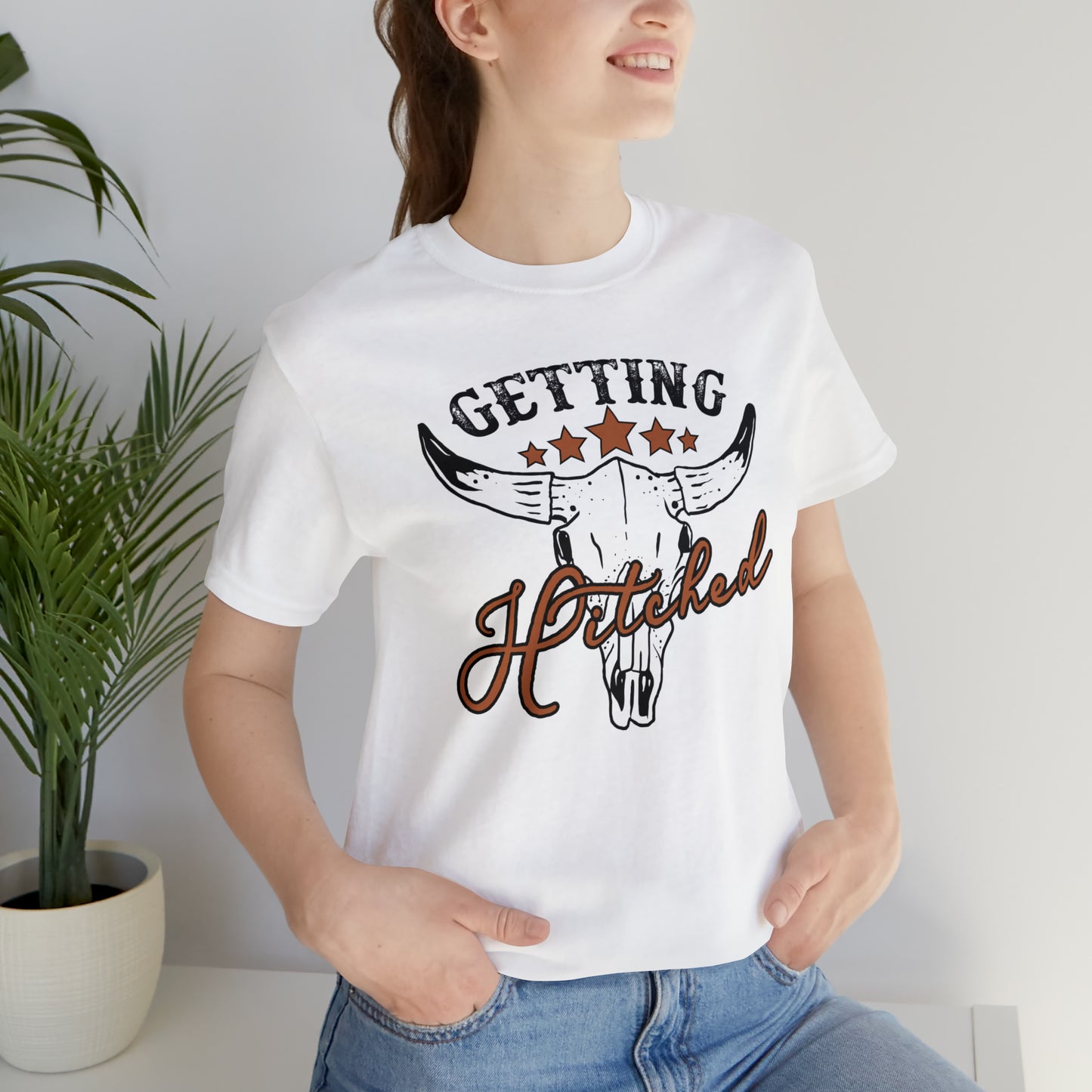 Vintage Getting Hitched Bride T-Shirt