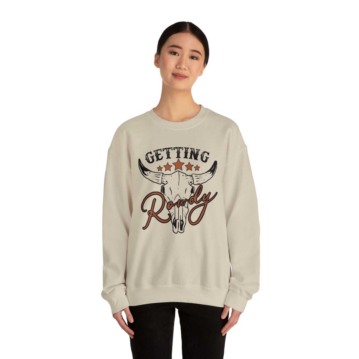 Vintage Getting Rowdy Party/ Bridesmaid/ Groomsman Unisex Heavy Blend™ Crewneck Sweatshirt