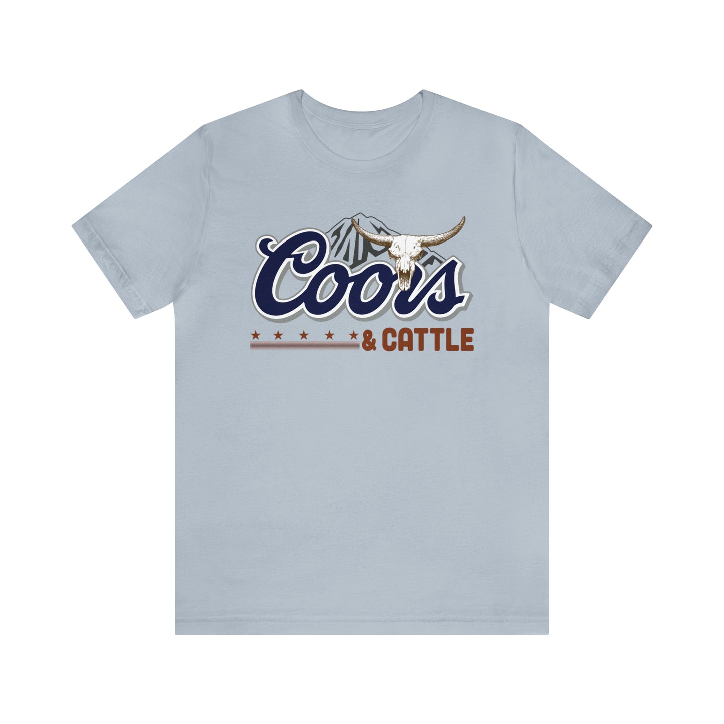 Beer and Cattle Unisex Jersey Short Sleeve Tee