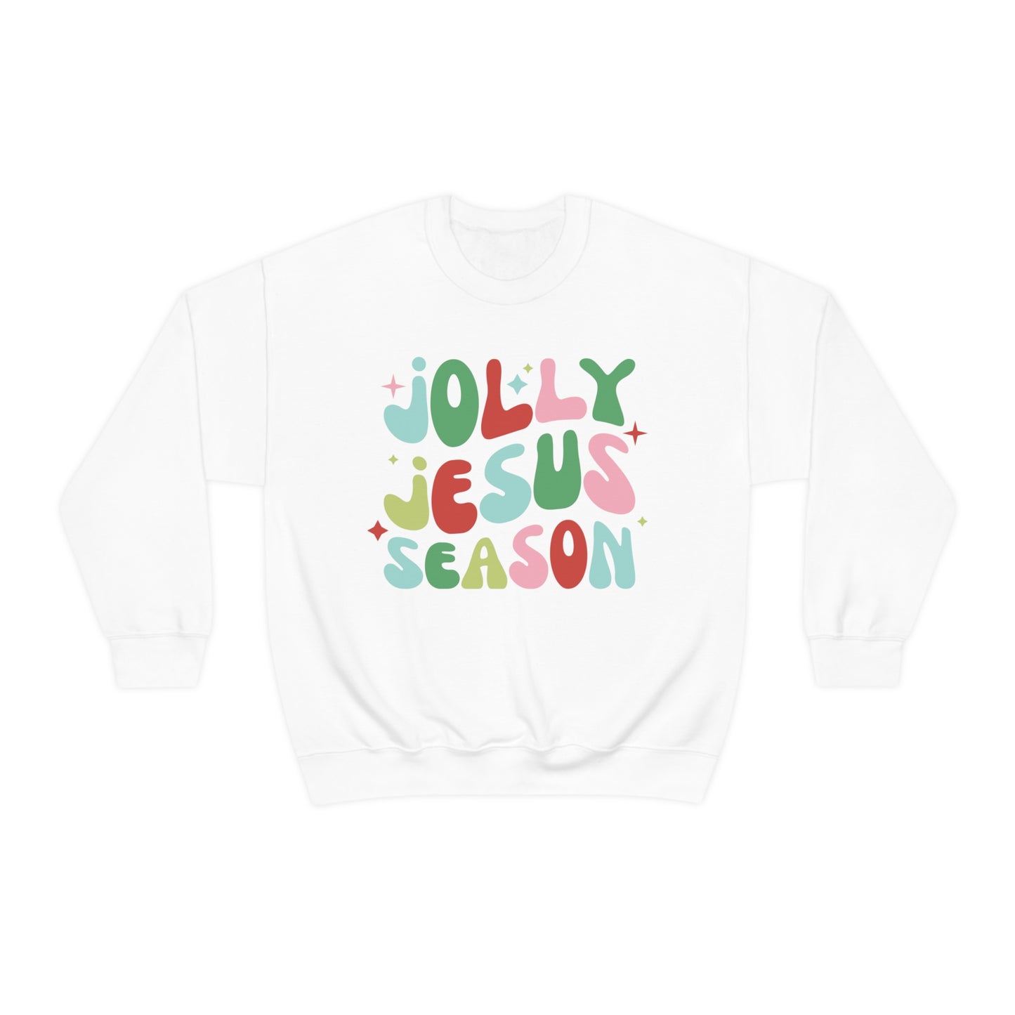 Jolly Jesus Season Heavyweight Crewneck Sweatshirt