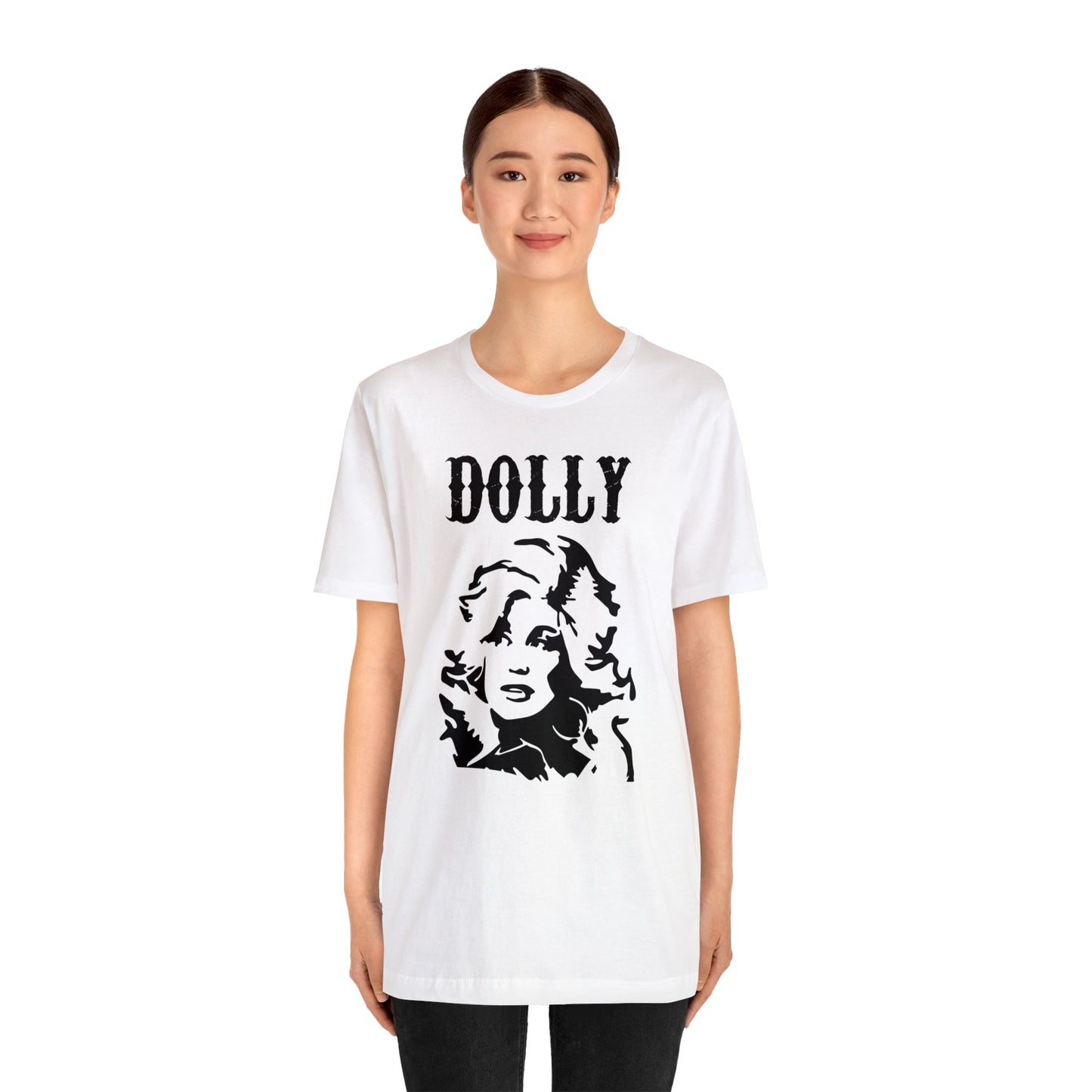 Dolly Portrait Bella Jersey Short Sleeve Tee (Unisex)