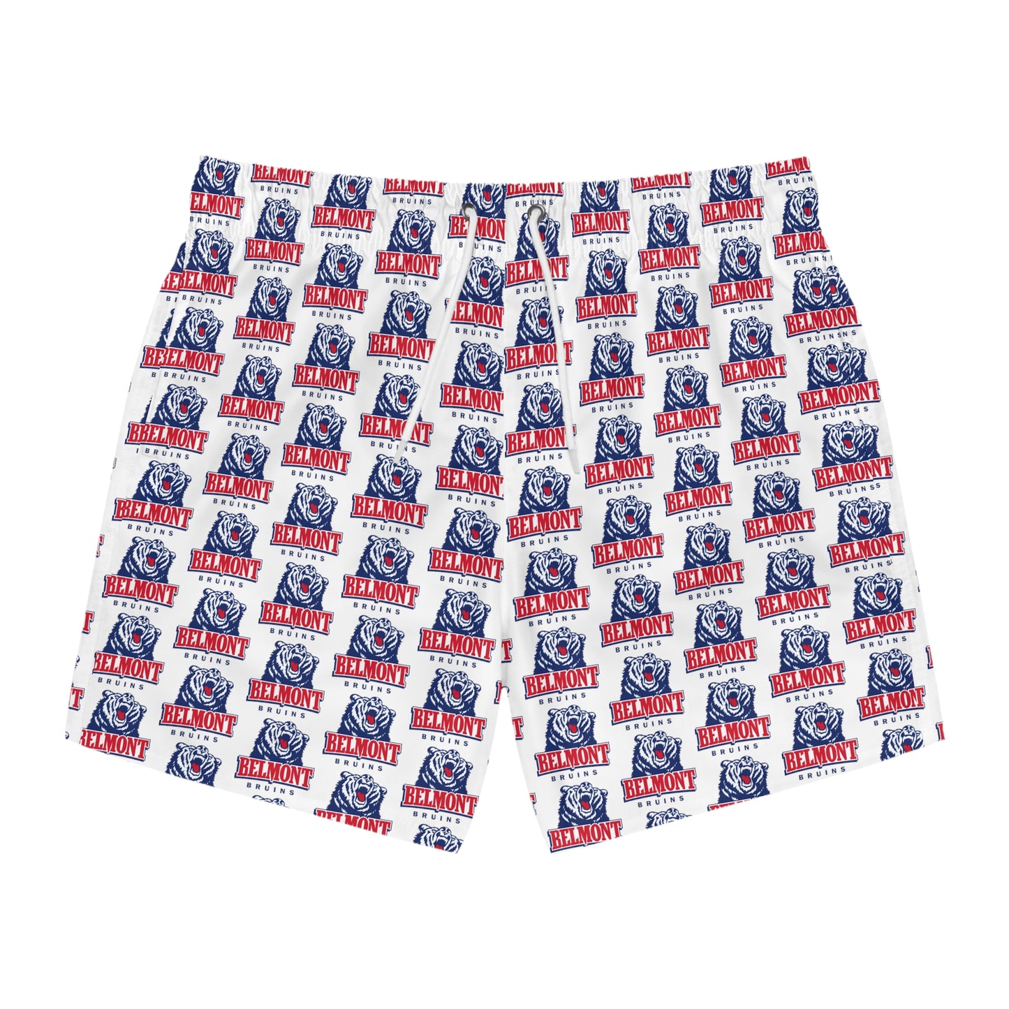 Belmont University Swim Trunks - White