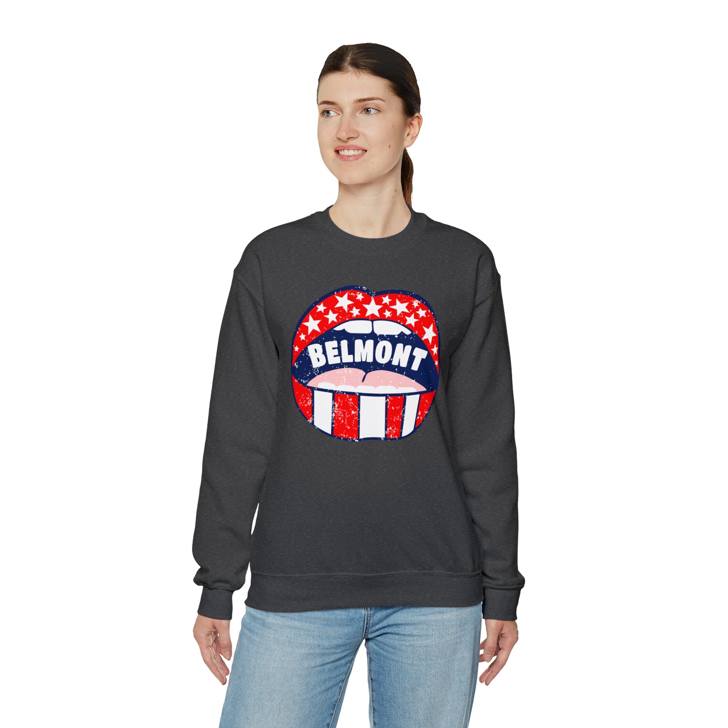 Belmont University Lips Crewneck Sweatshirt