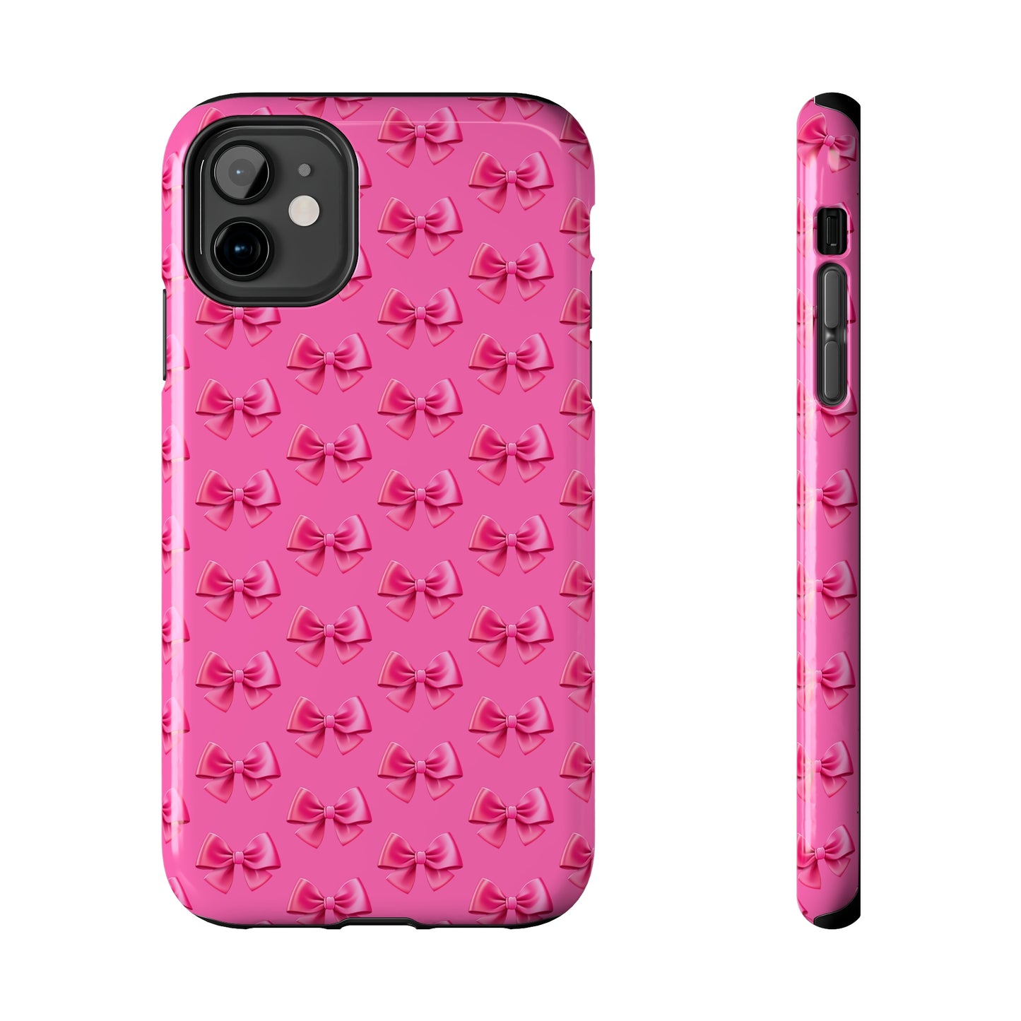 Barbie Pink Bows Themed Tough Phone Cases