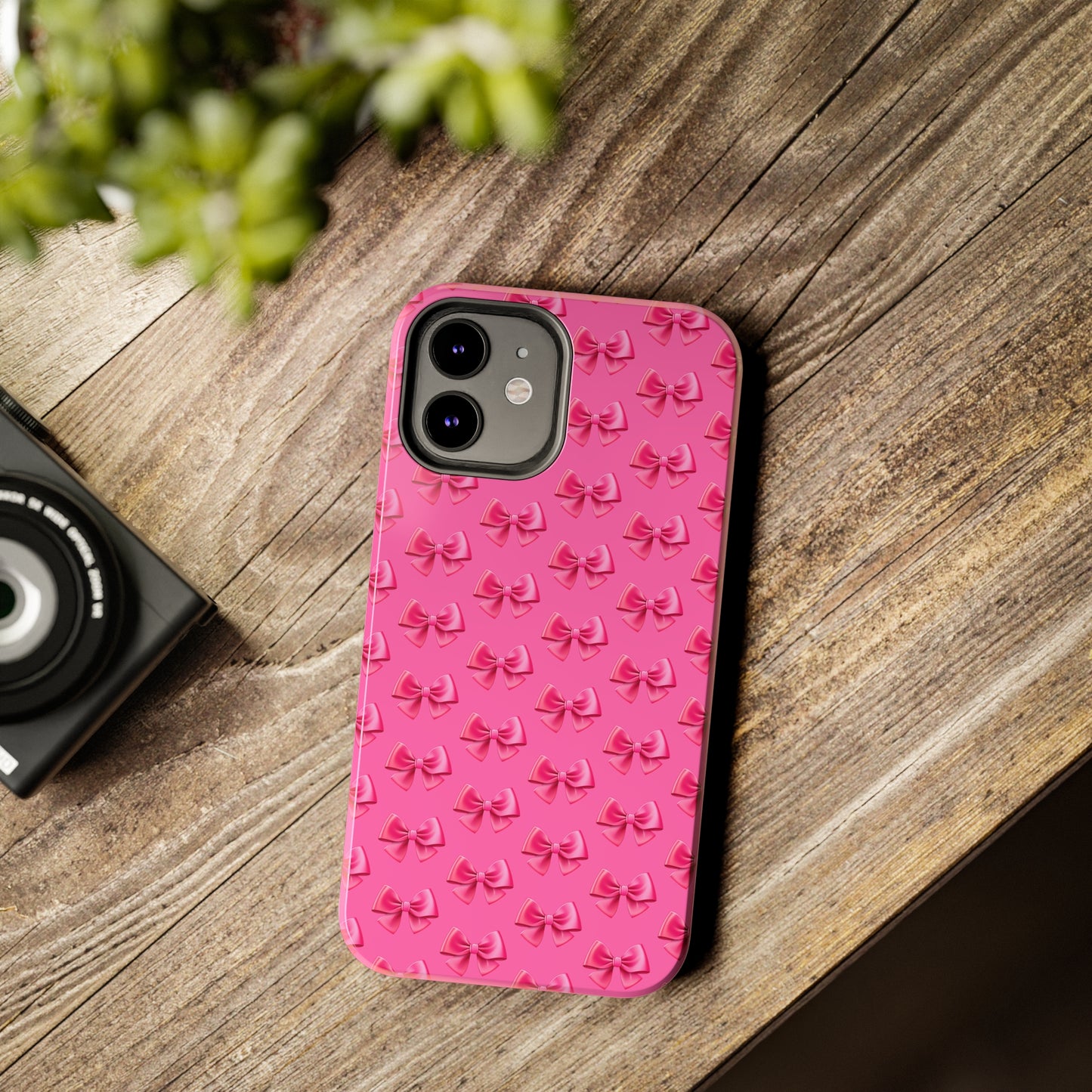 Barbie Pink Bows Themed Tough Phone Cases