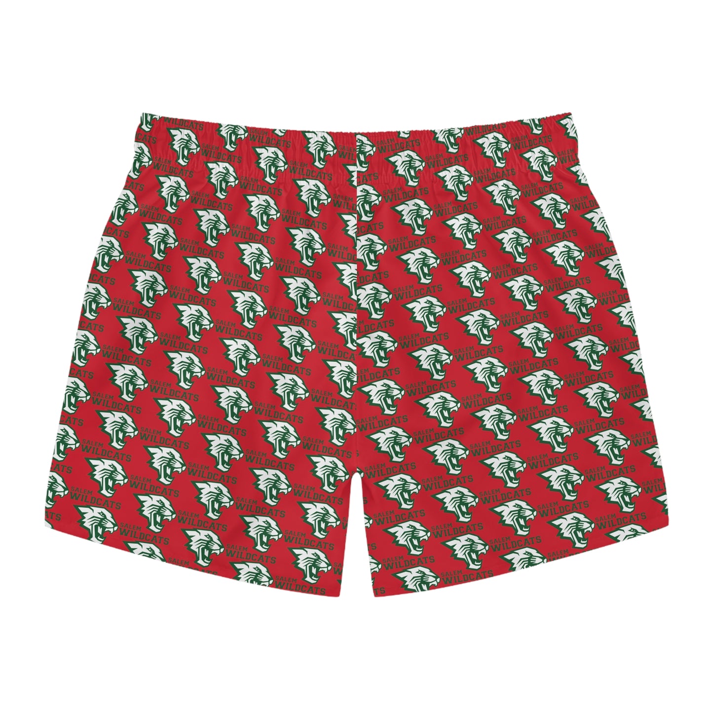 Salem Wildcats Swim Trunks - Red