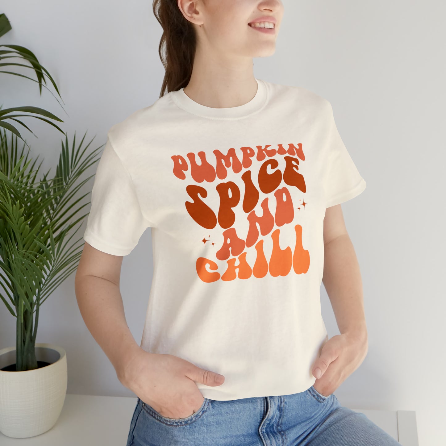 Pumpkin Spice and Chill Teacher T-Shirt