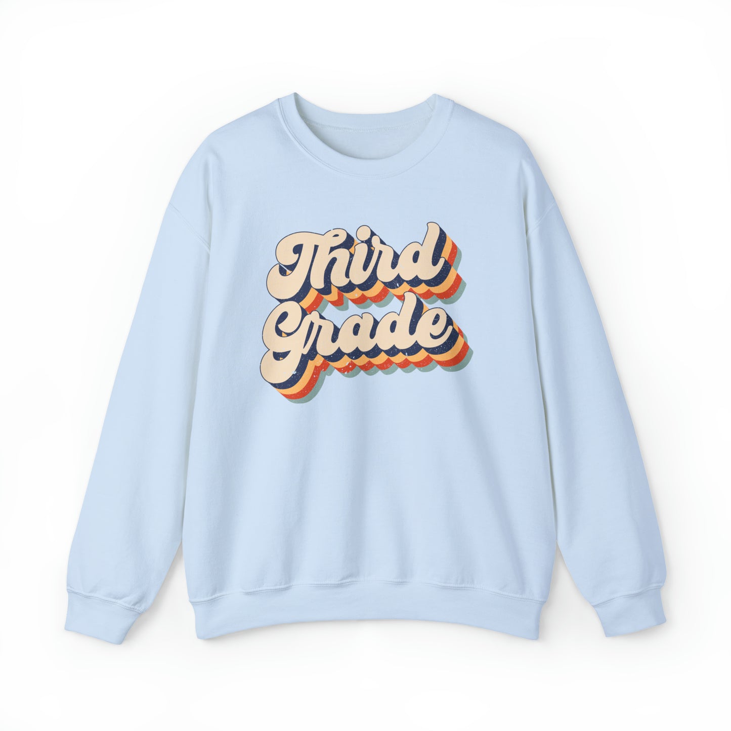 Retro Third Grade Unisex Heavy Blend™ Crewneck Sweatshirt