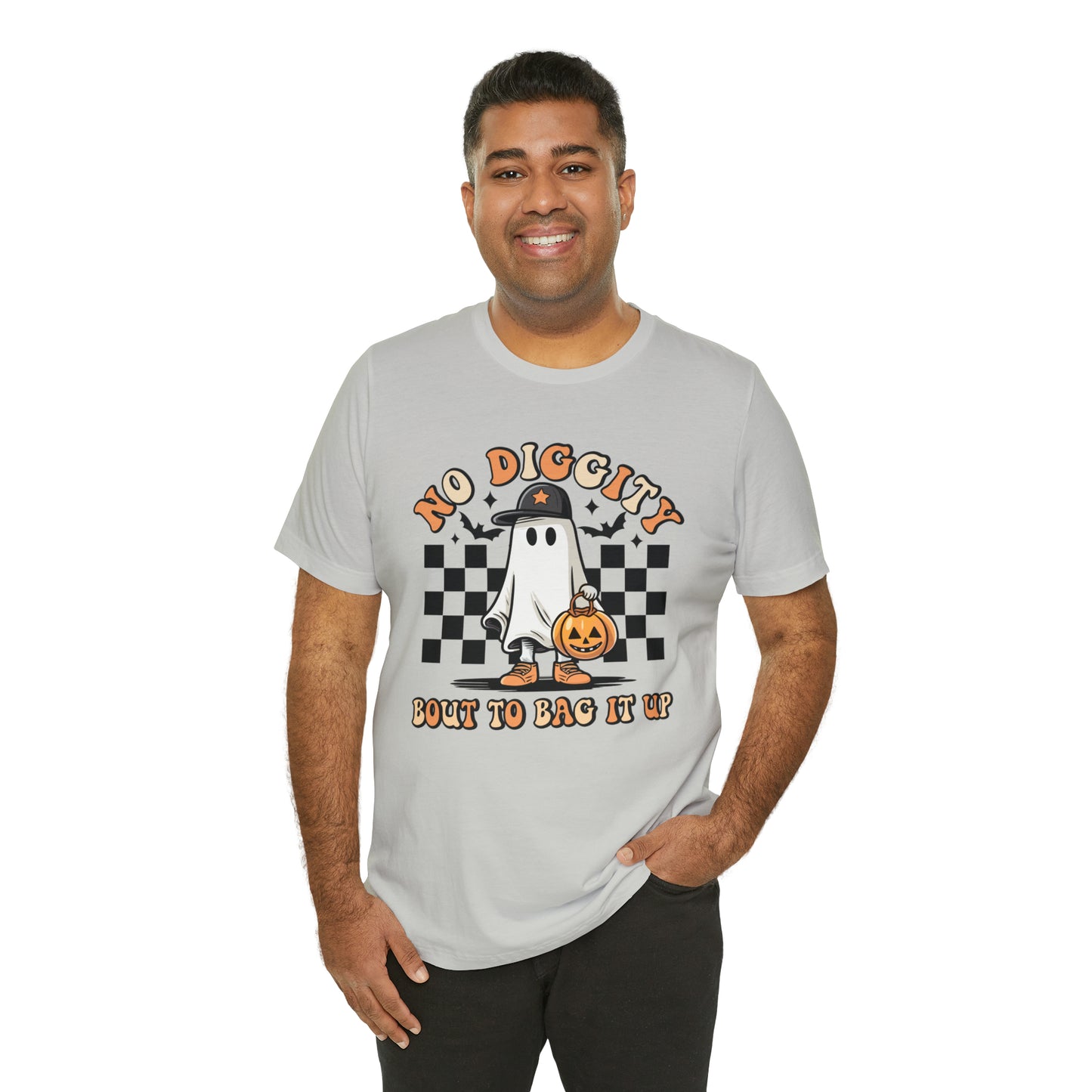 Halloween No Diggity Bout to Bag it Up T-Shirt