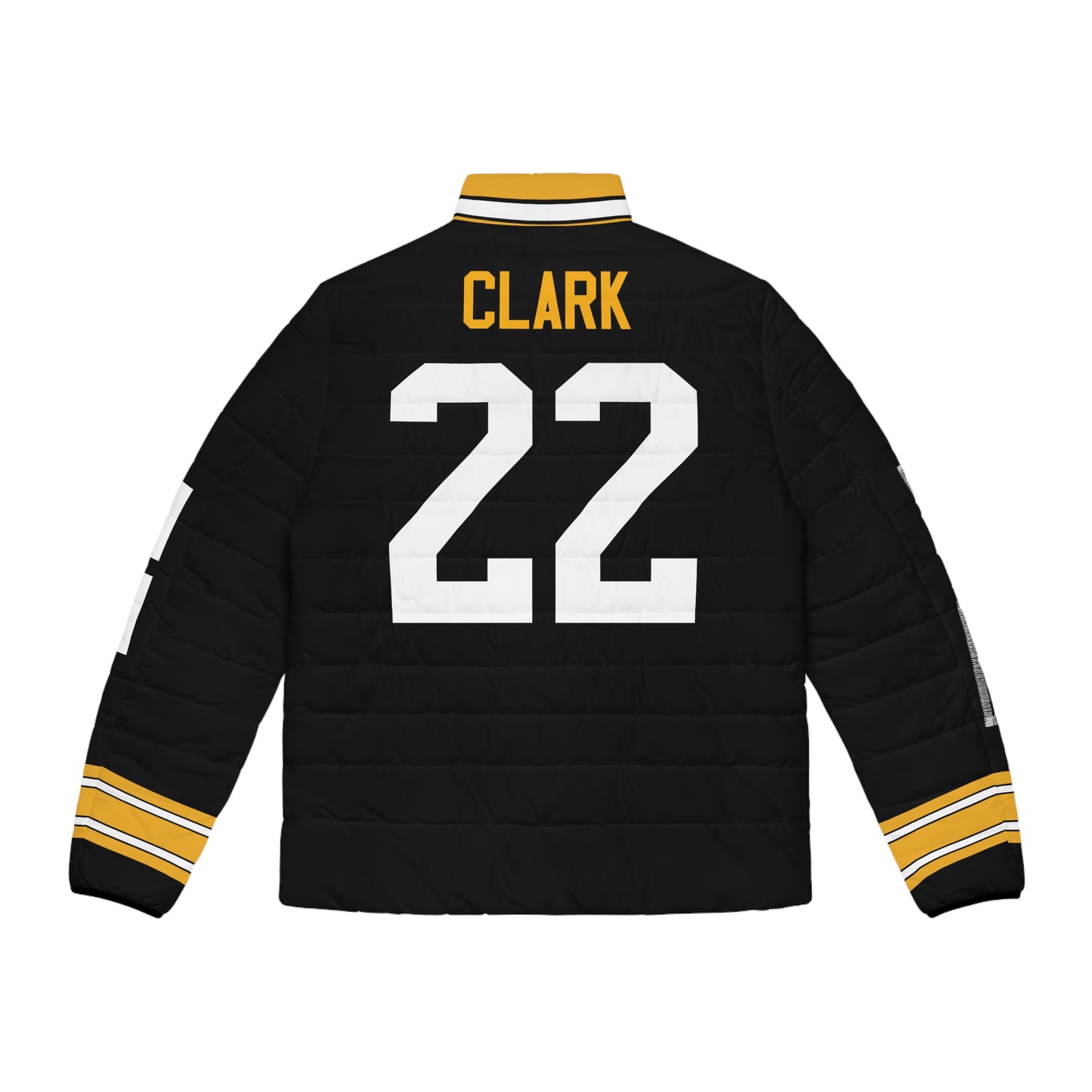 Custom Clark 22 Pittsburgh Any Name & Number Game Day Men's Puffer Coat/ Jacket