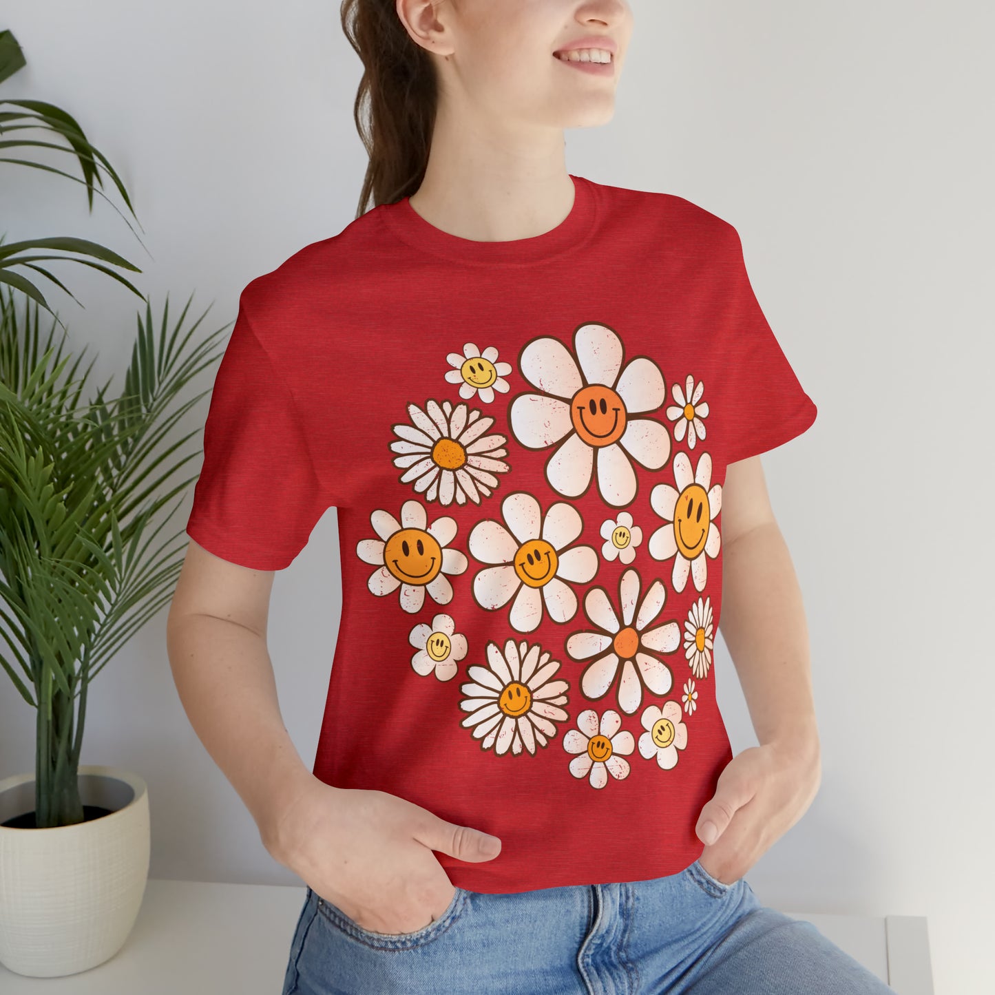 Distressed Smiling Daisies T-Shirt