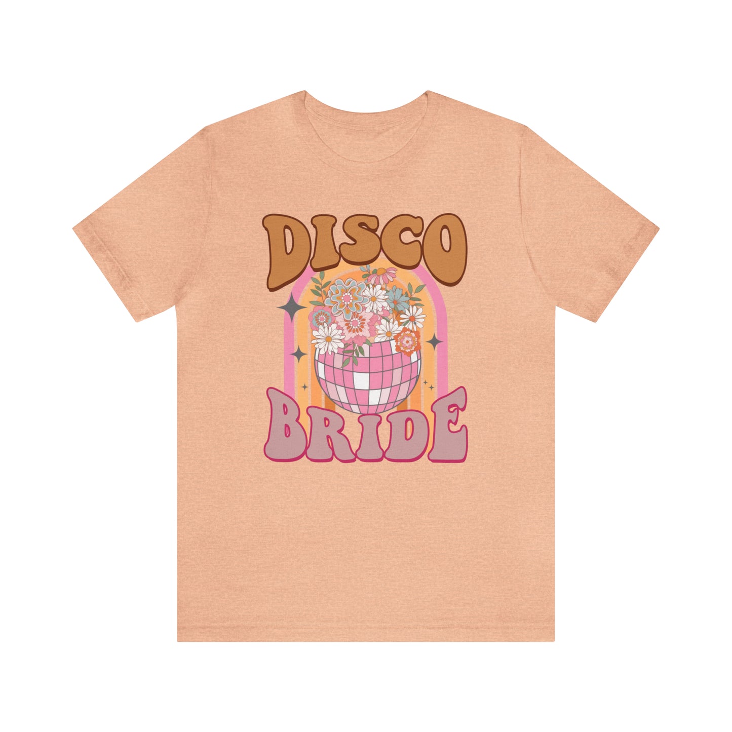 Retro Disco Bride Mirror Ball T-Shirt