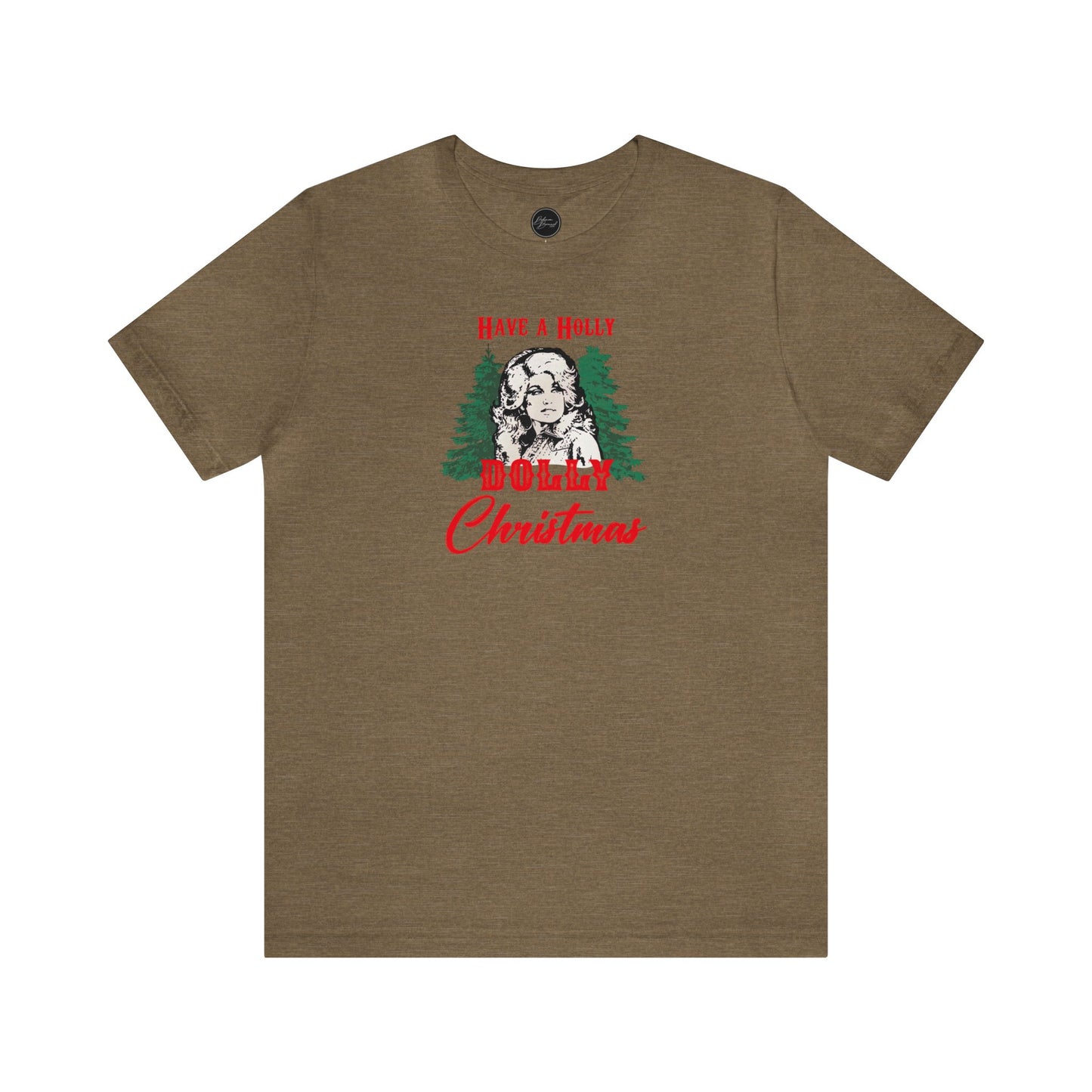 Have a Holly Dolly Christmas Bella Jersey Short Sleeve Tee (Unisex)