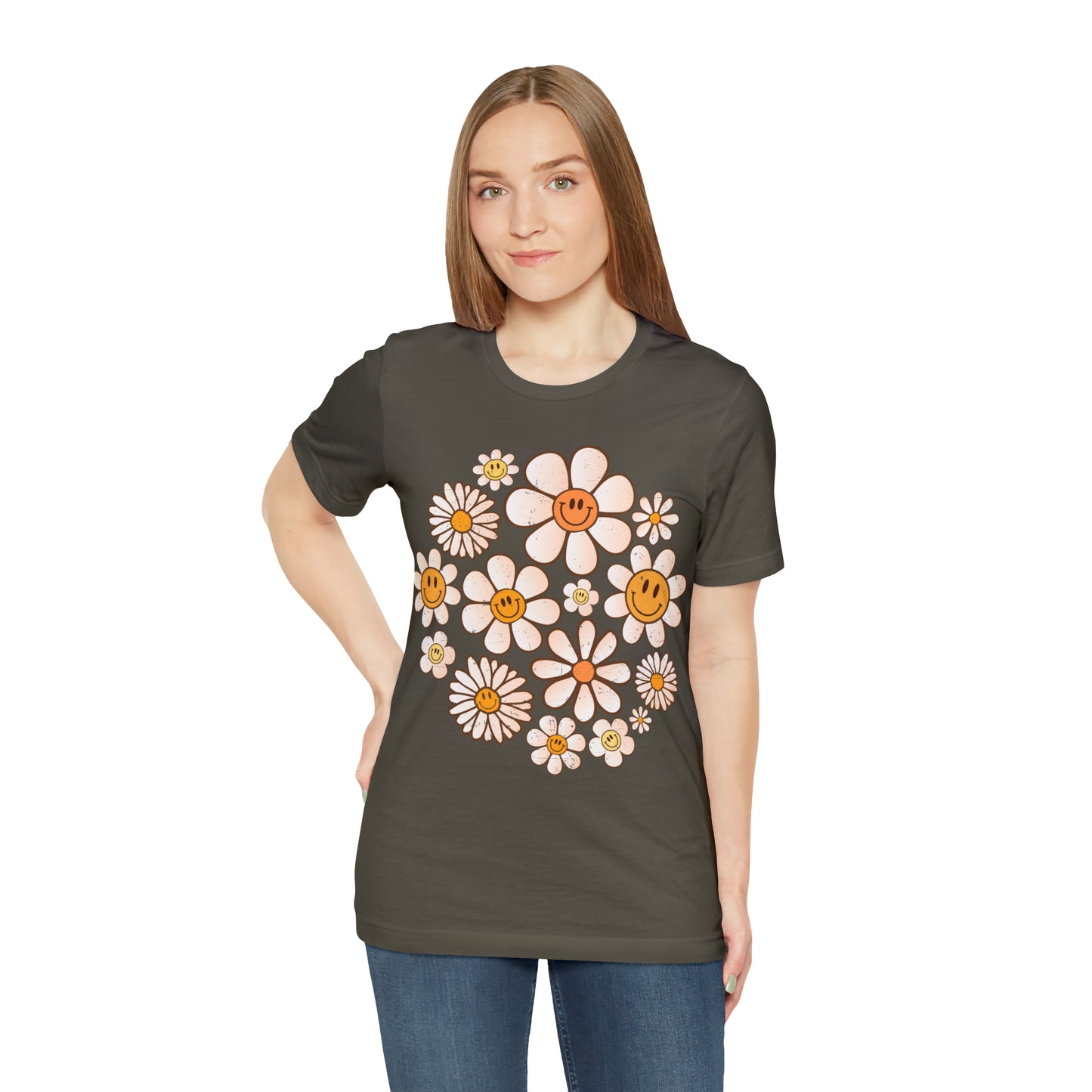 Distressed Smiling Daisies T-Shirt