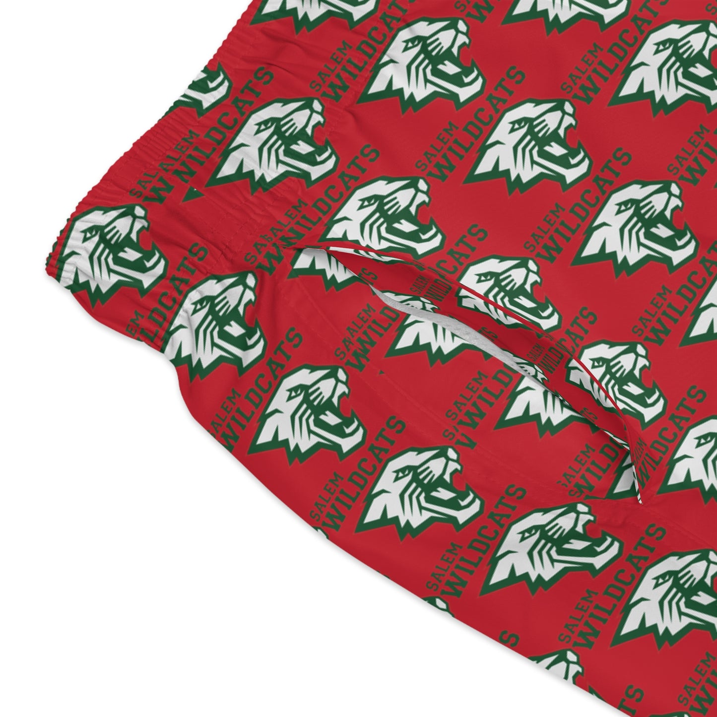 Salem Wildcats Swim Trunks - Red