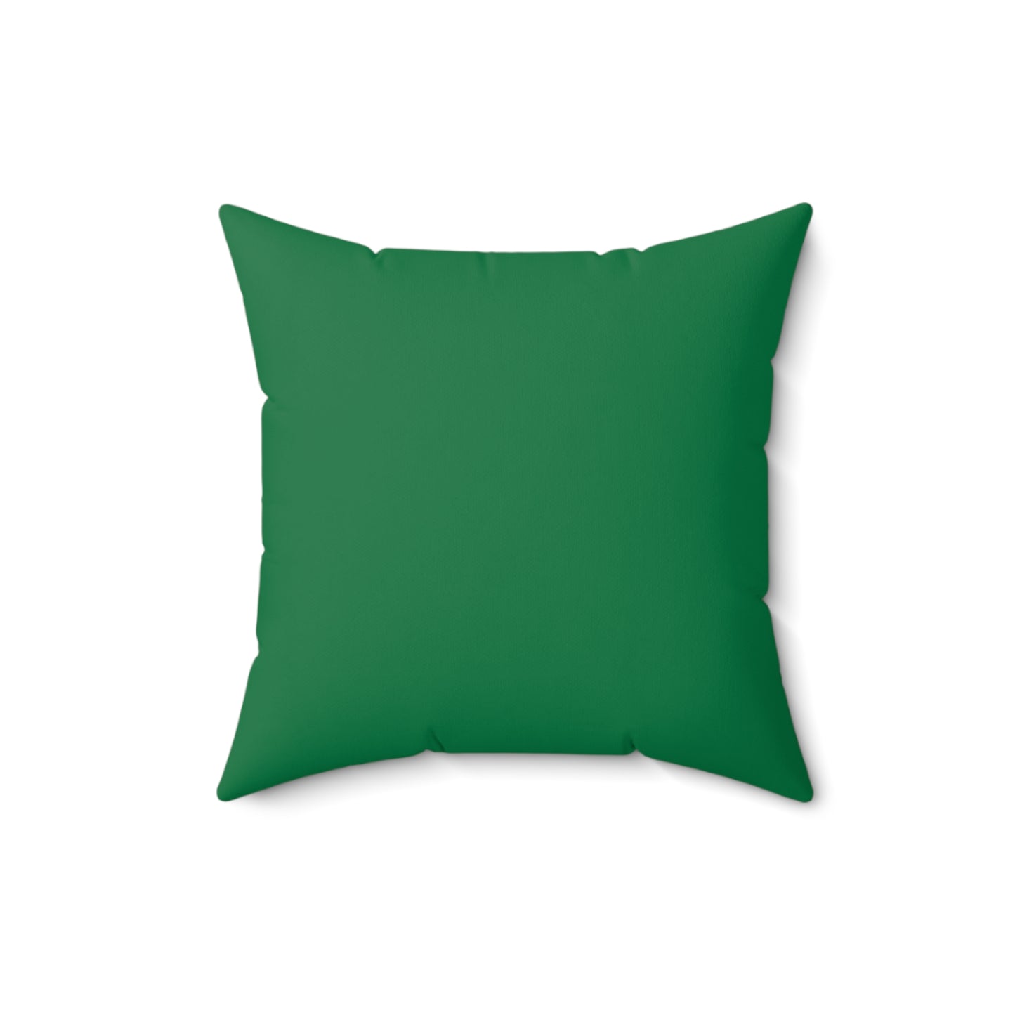 be merry Christmas/ Holiday Polyester Square Pillow - Green