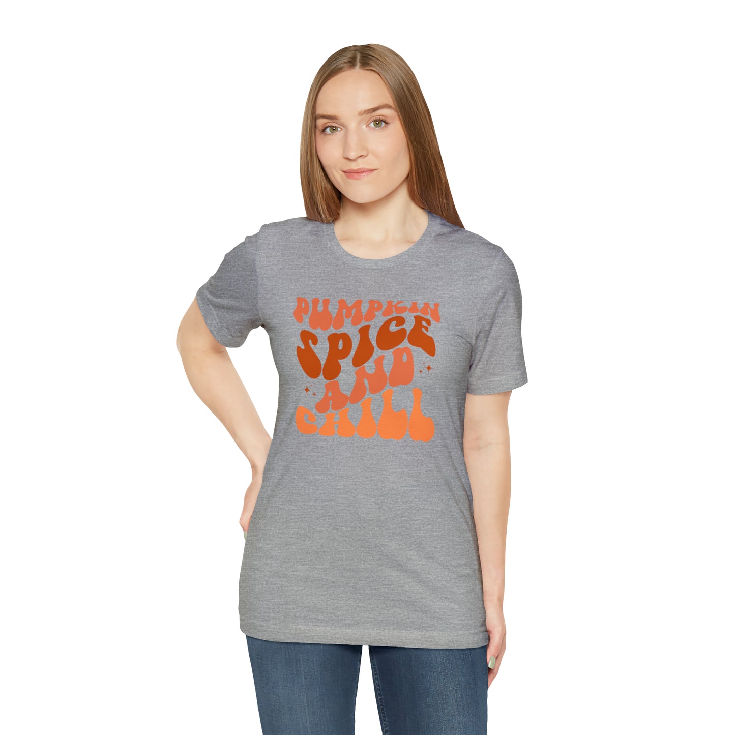 Pumpkin Spice and Chill Teacher T-Shirt