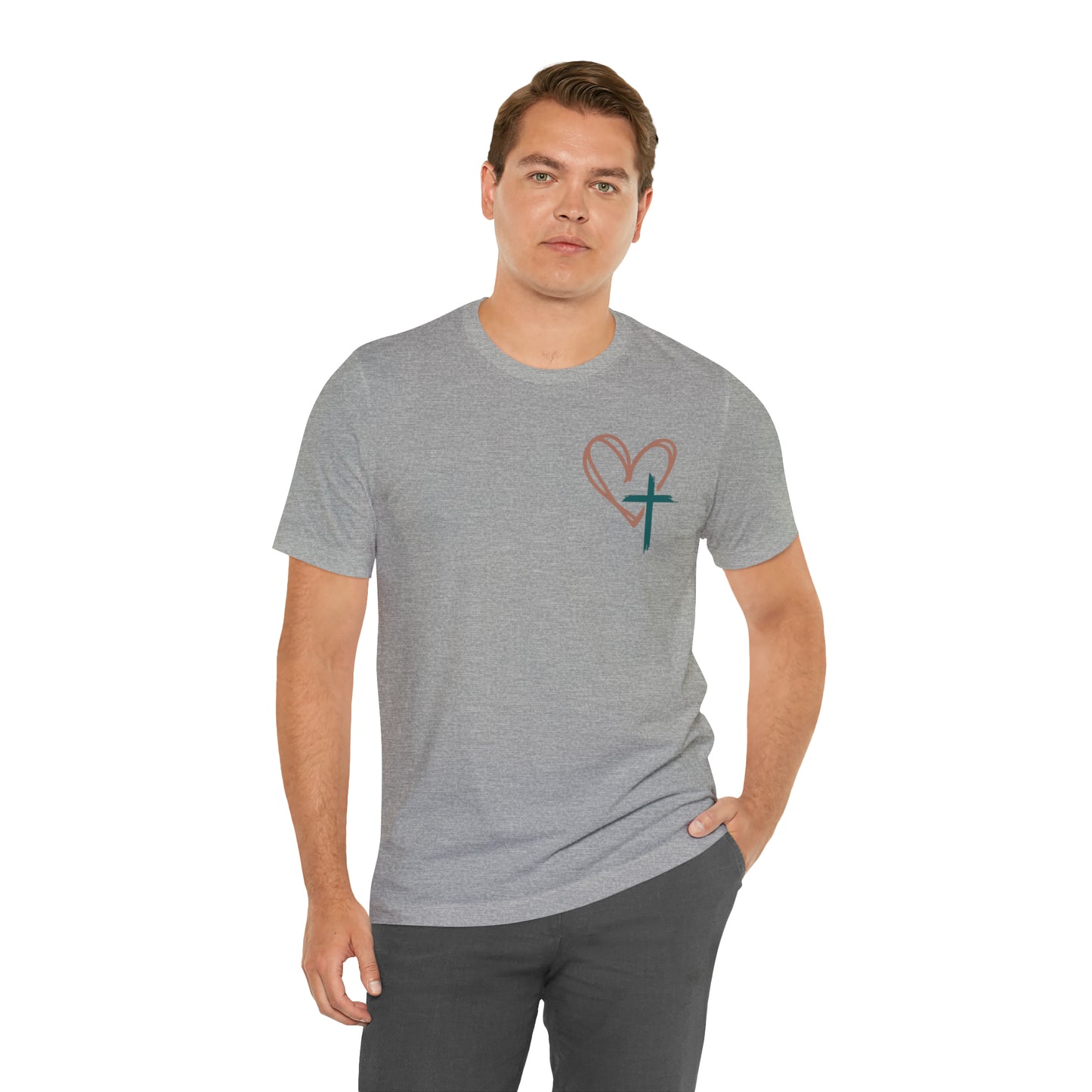 Amen Amen Amen with Cross Front and Back Design T-Shirt