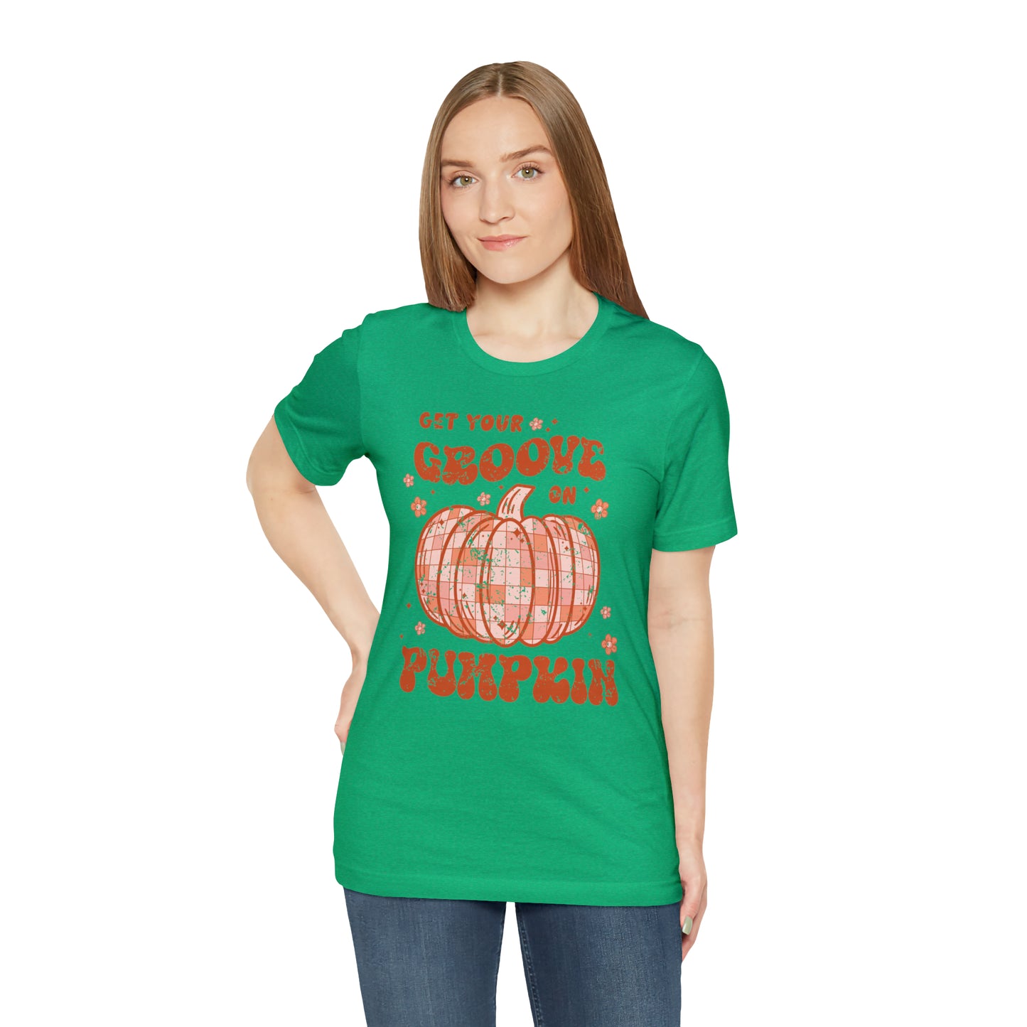 Halloween/ Fall Get Your Groove On Pumpkin  T-Shirt