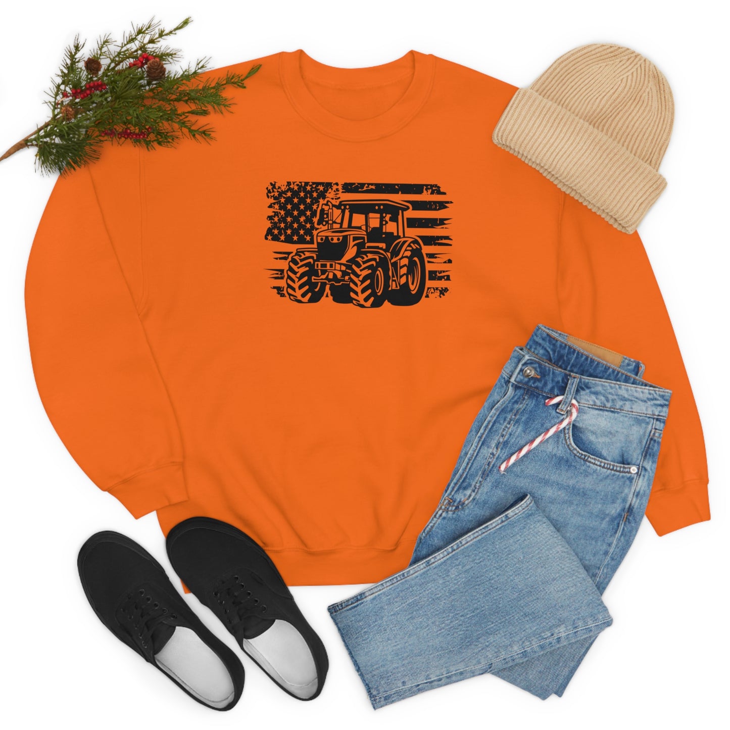 "American Tractor" - Unisex Heavy Blend™ Crewneck Sweatshirt