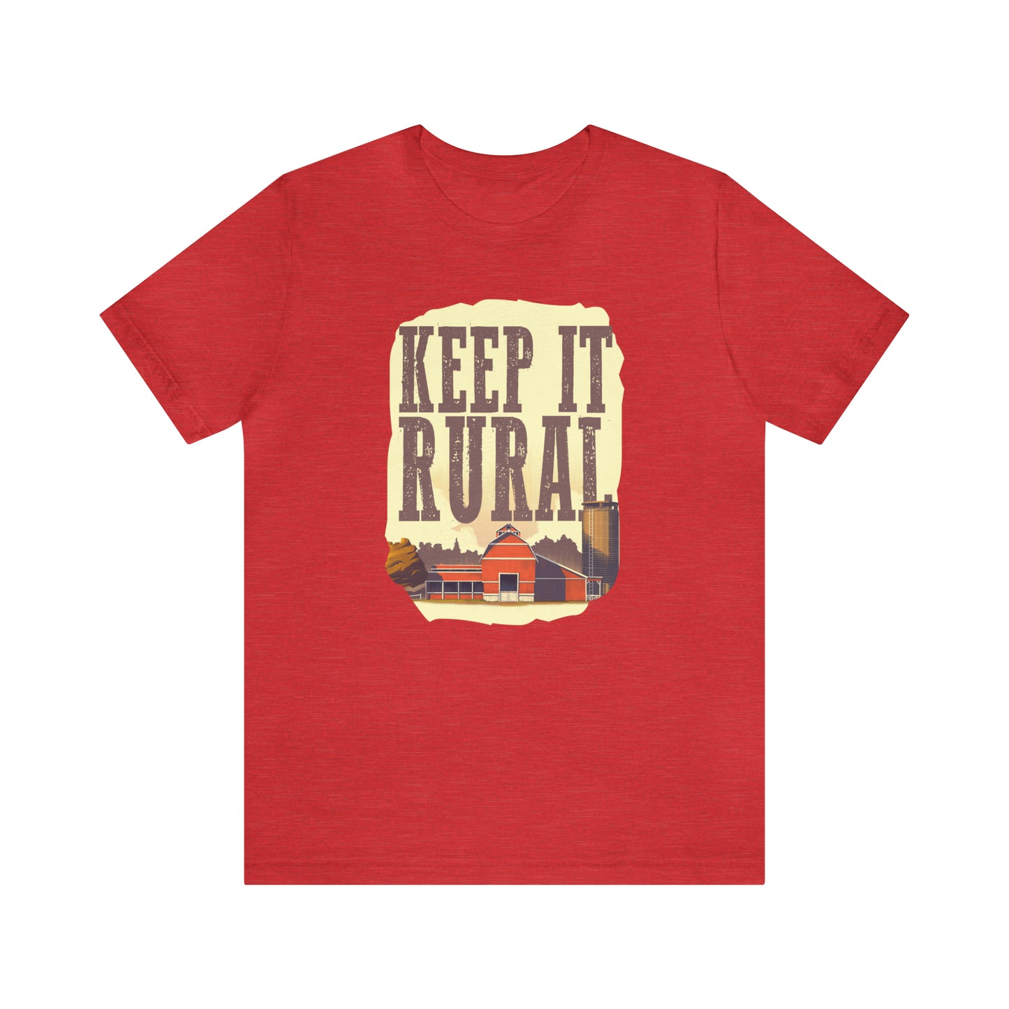 "Keep It Rural" Unisex Jersey Short Sleeve Tee