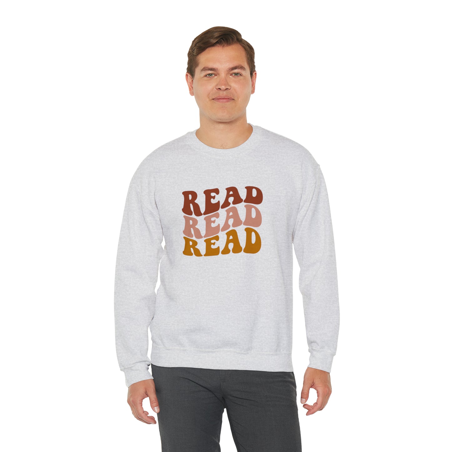 Retro Warm Colored School Counselor Unisex Heavy Blend™ Crewneck Sweatshirt