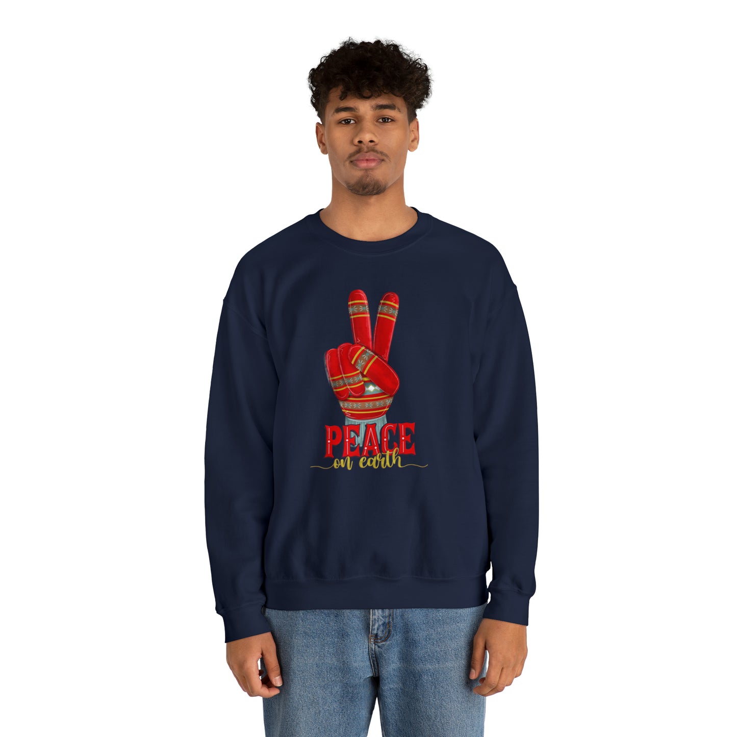 Peace on Earth Heavyweight Crewneck Sweatshirt