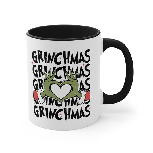 Grinchmas Christmas Mug Accent Coffee Mug, 11oz