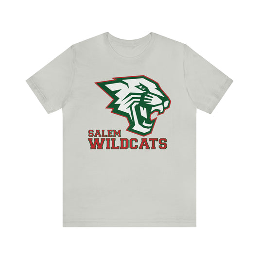 Salem Wildcats Jersey Short Sleeve Tee - Red Print