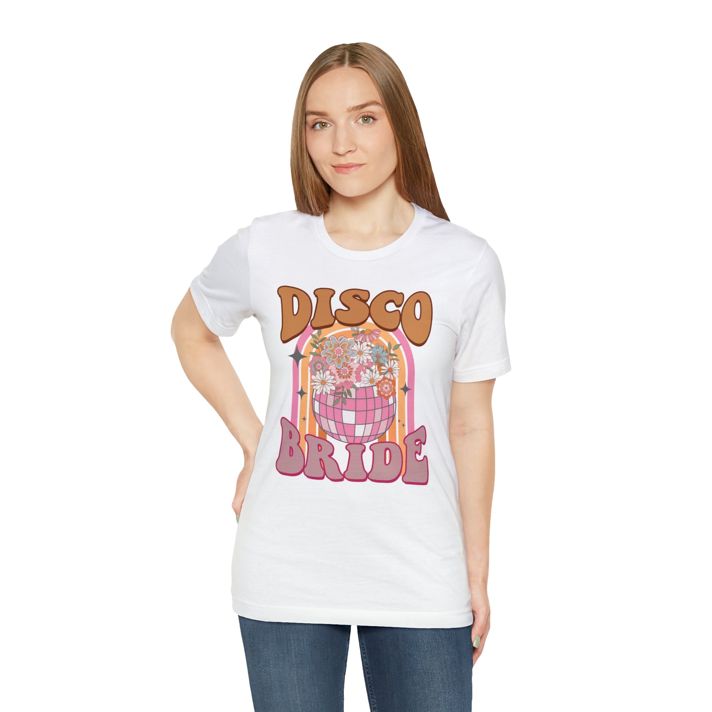 Retro Disco Bride Mirror Ball T-Shirt