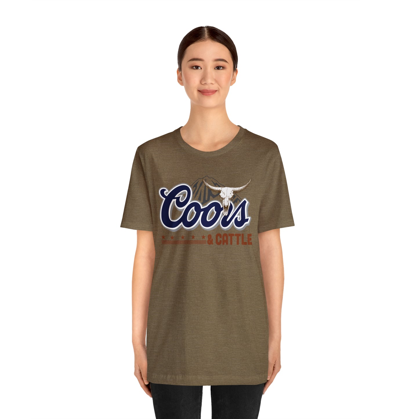 Beer and Cattle Unisex Jersey Short Sleeve Tee