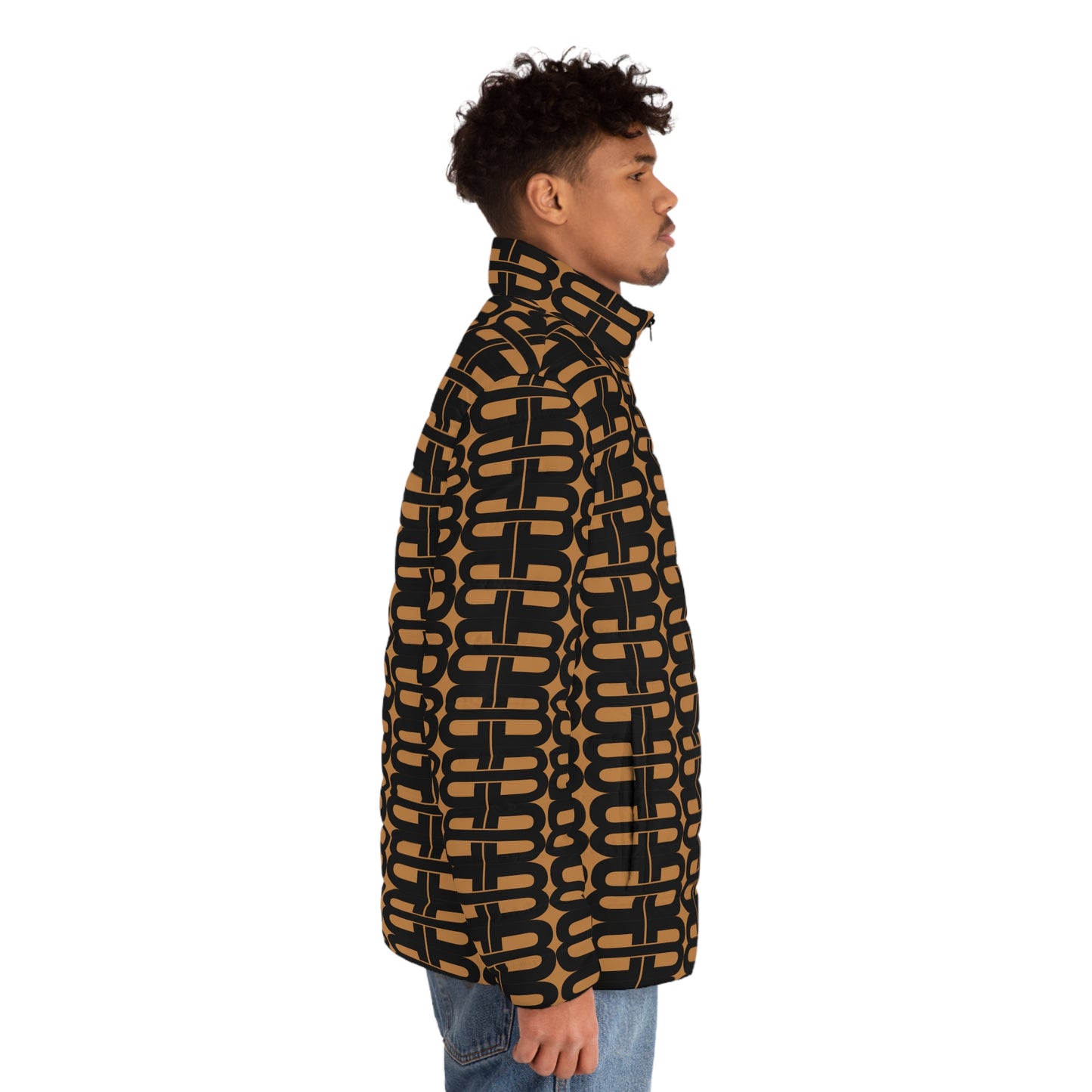 Exclusive Bhava Brand BB Puffer Jacket - Camel