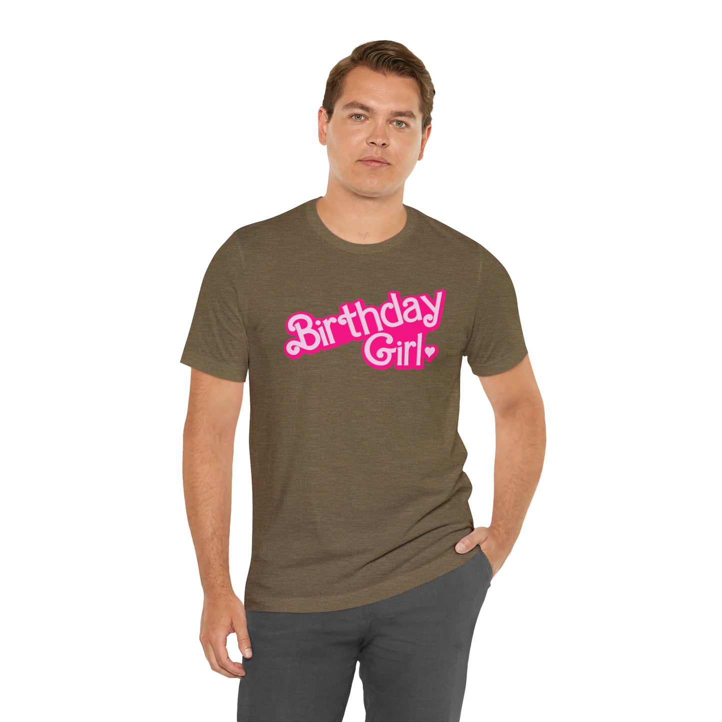 Birthday Girl Hot Pink Barbie Print T-Shirt -