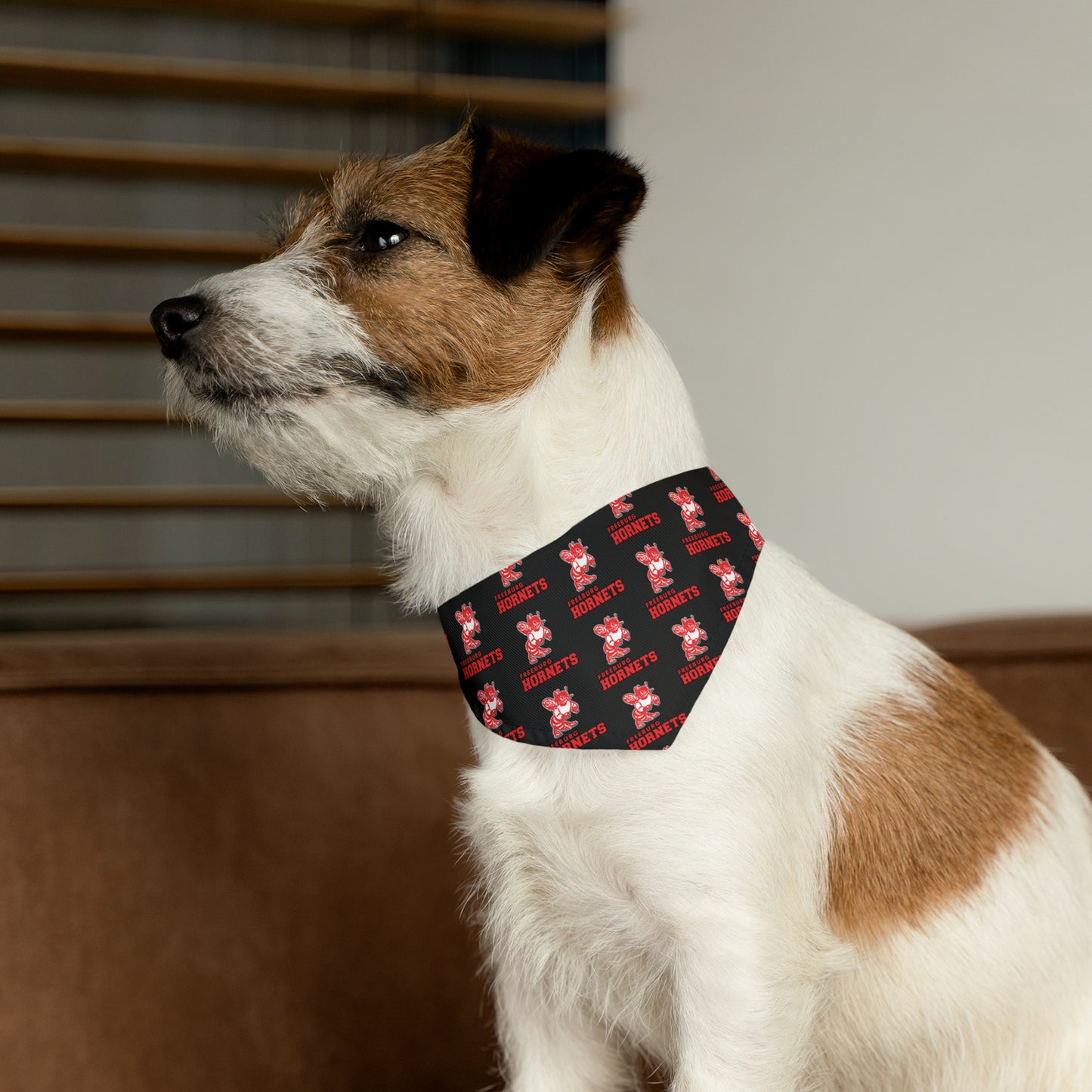 Freeburg Hornets Pattern Pet Bandana Collar