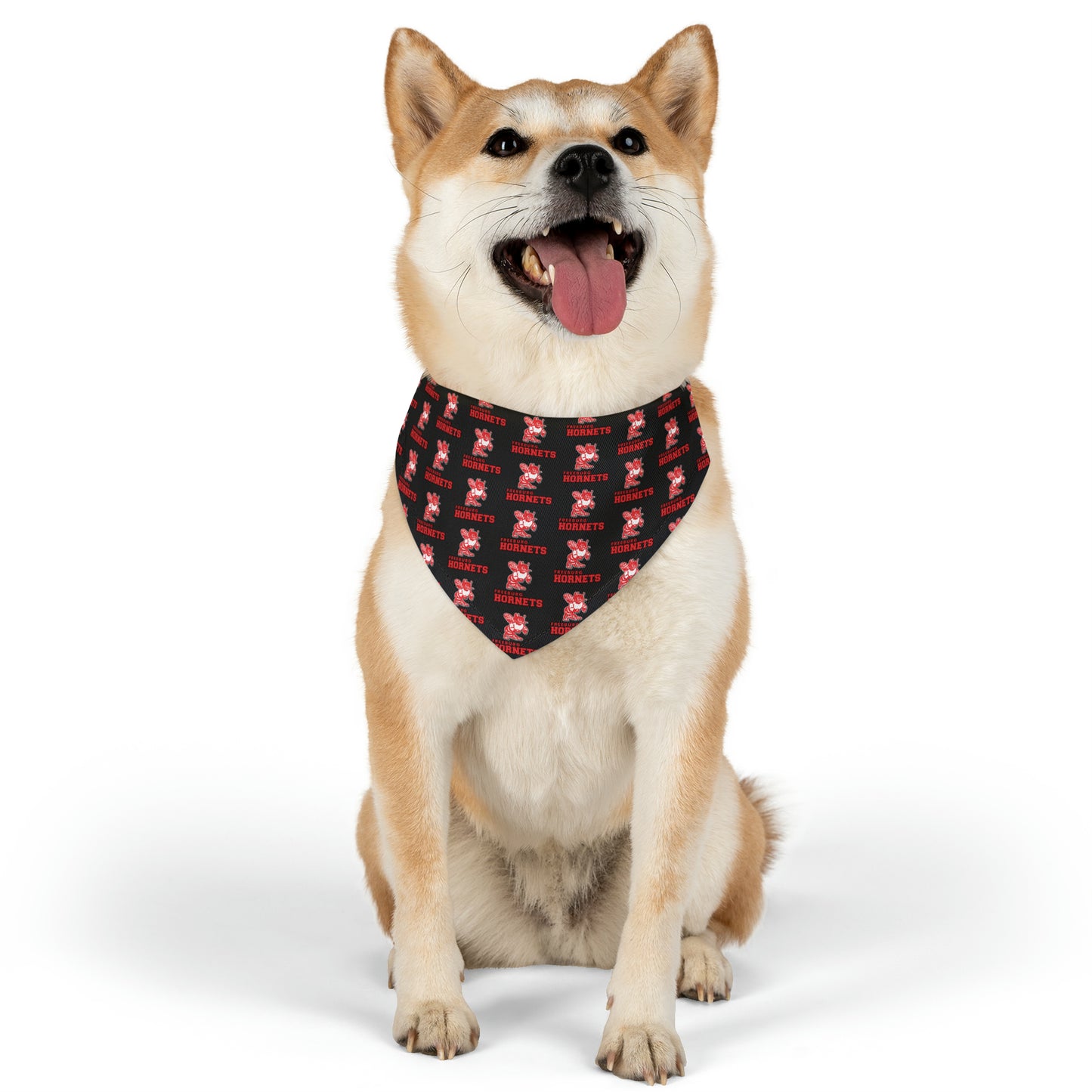 Freeburg Hornets Pattern Pet Bandana Collar