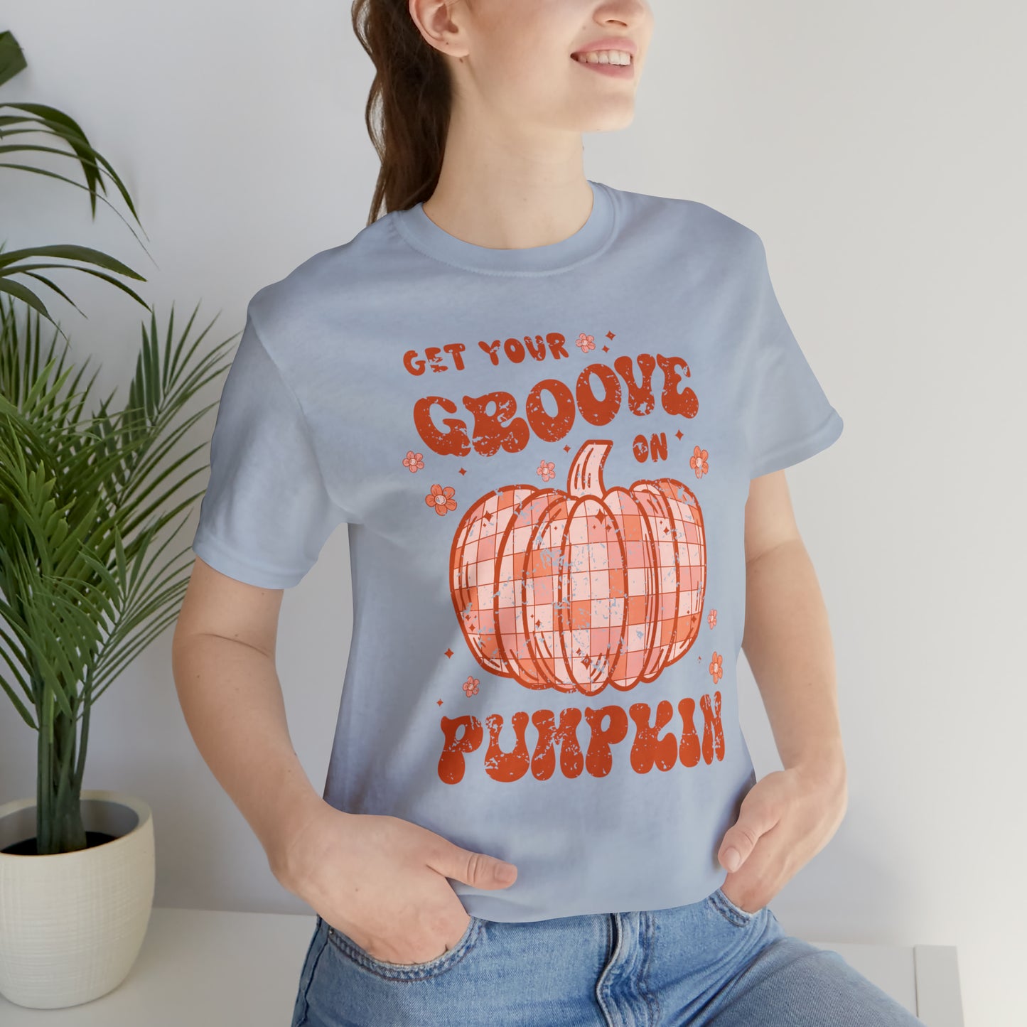 Halloween/ Fall Get Your Groove On Pumpkin  T-Shirt