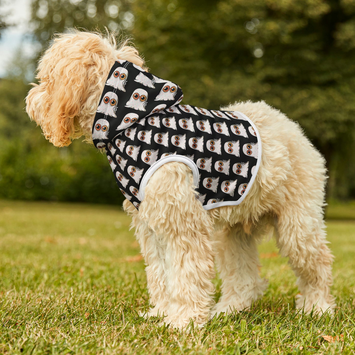 Halloween Ghost Pet Hoodie