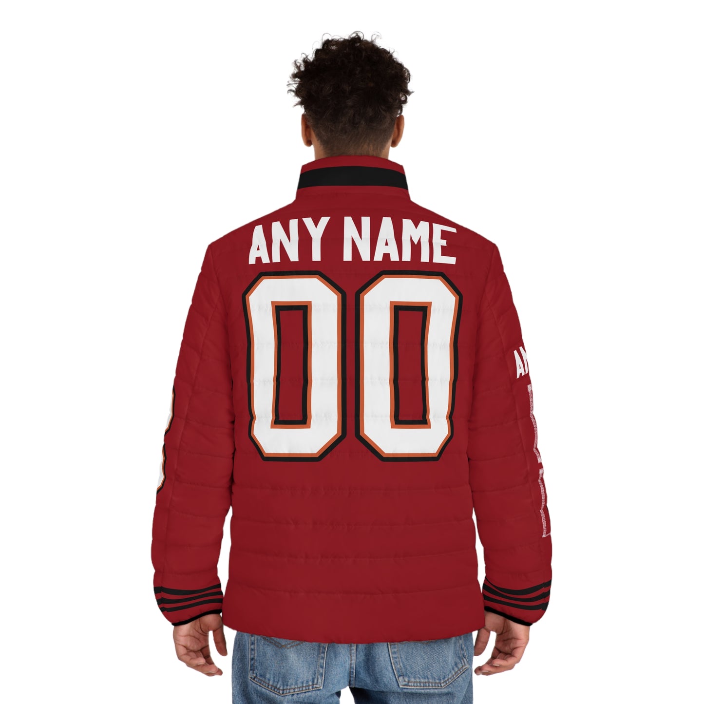 Tampa Bay Any Name & Number Game Day Men's Puffer Coat/ Jacket