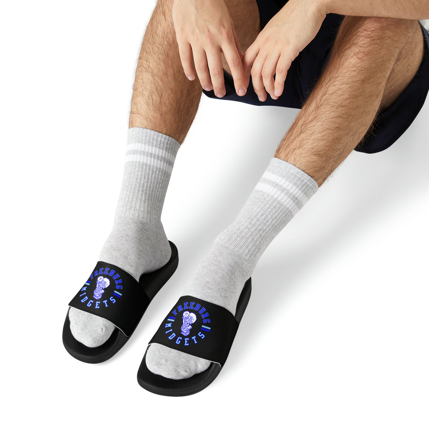 Freeburg Midgets Circle Logo Men's Slide Sandals