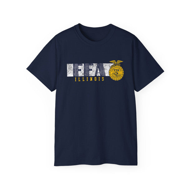 FFA Stripe - Future Farmers of America Illinois T-Shirt
