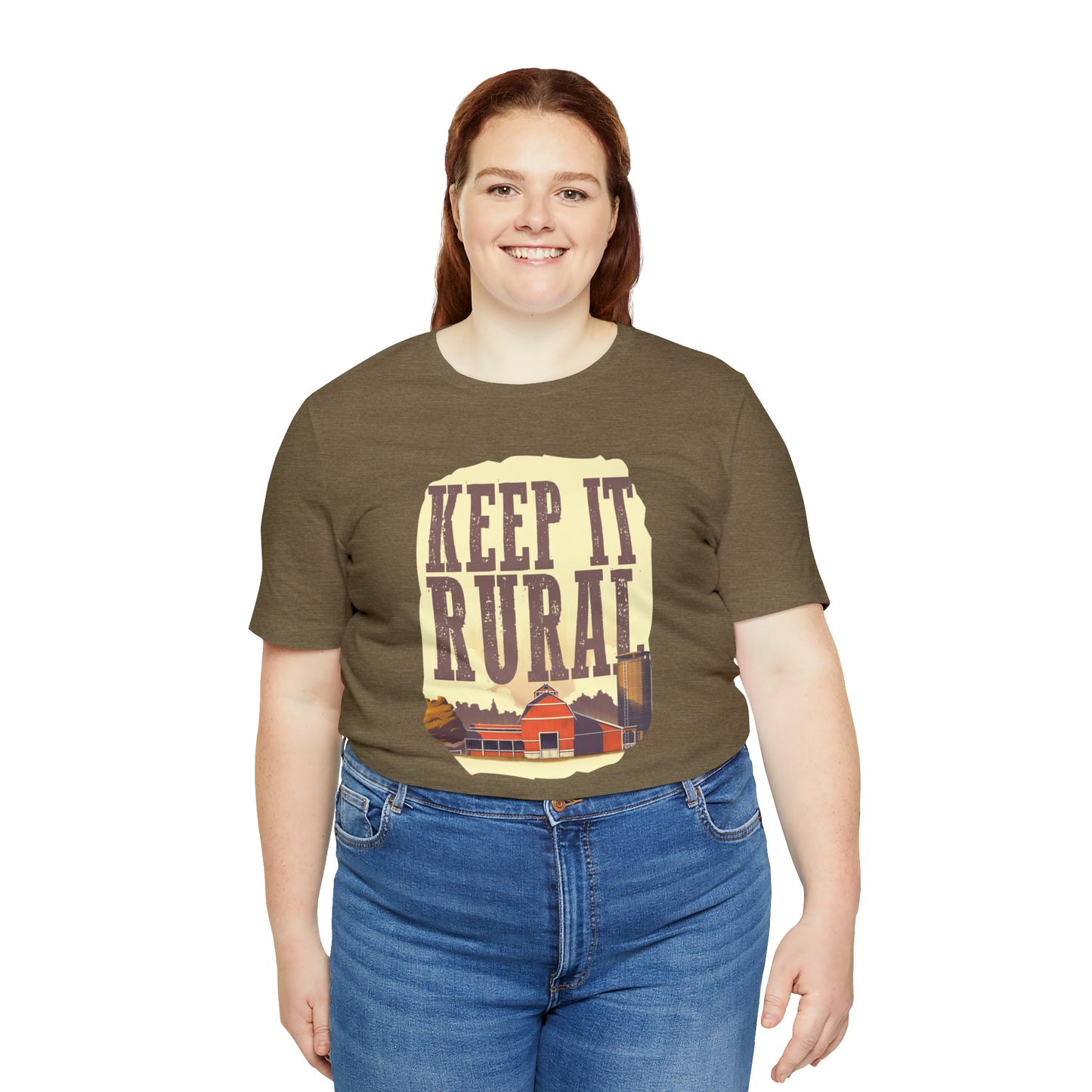 "Keep It Rural" Unisex Jersey Short Sleeve Tee