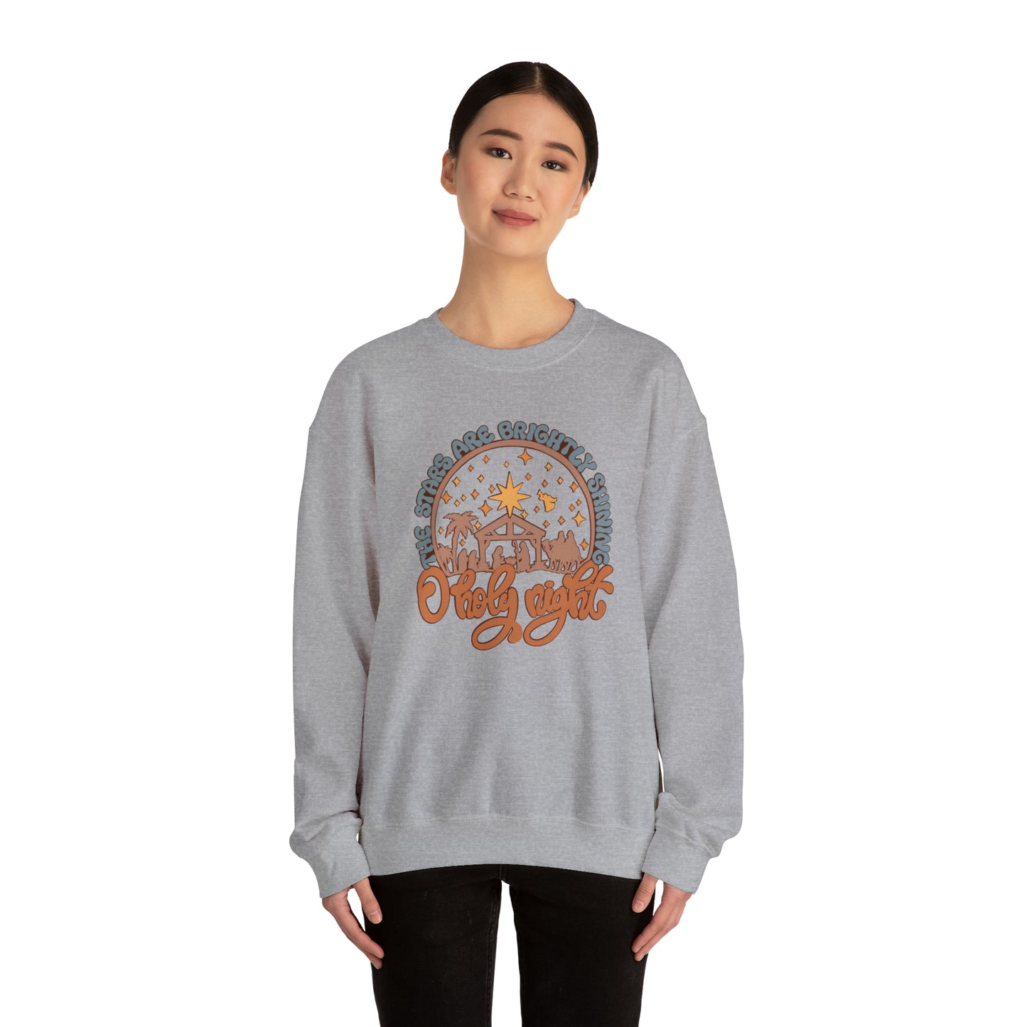 Oh Holy Night Heavyweight Crewneck Sweatshirt