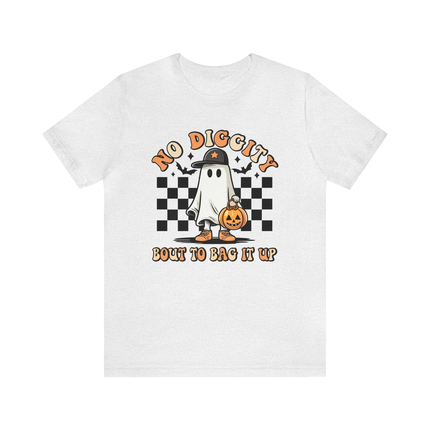 Halloween No Diggity Bout to Bag it Up T-Shirt