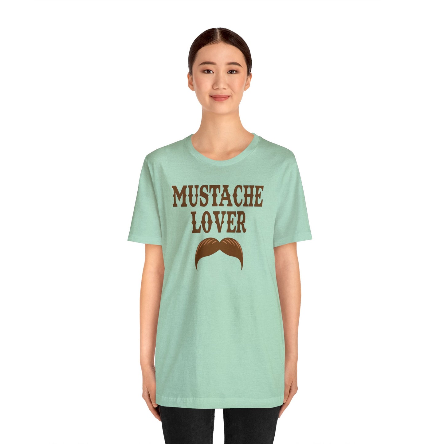 Mustache Lover Bella Jersey Short Sleeve Tee (Unisex)