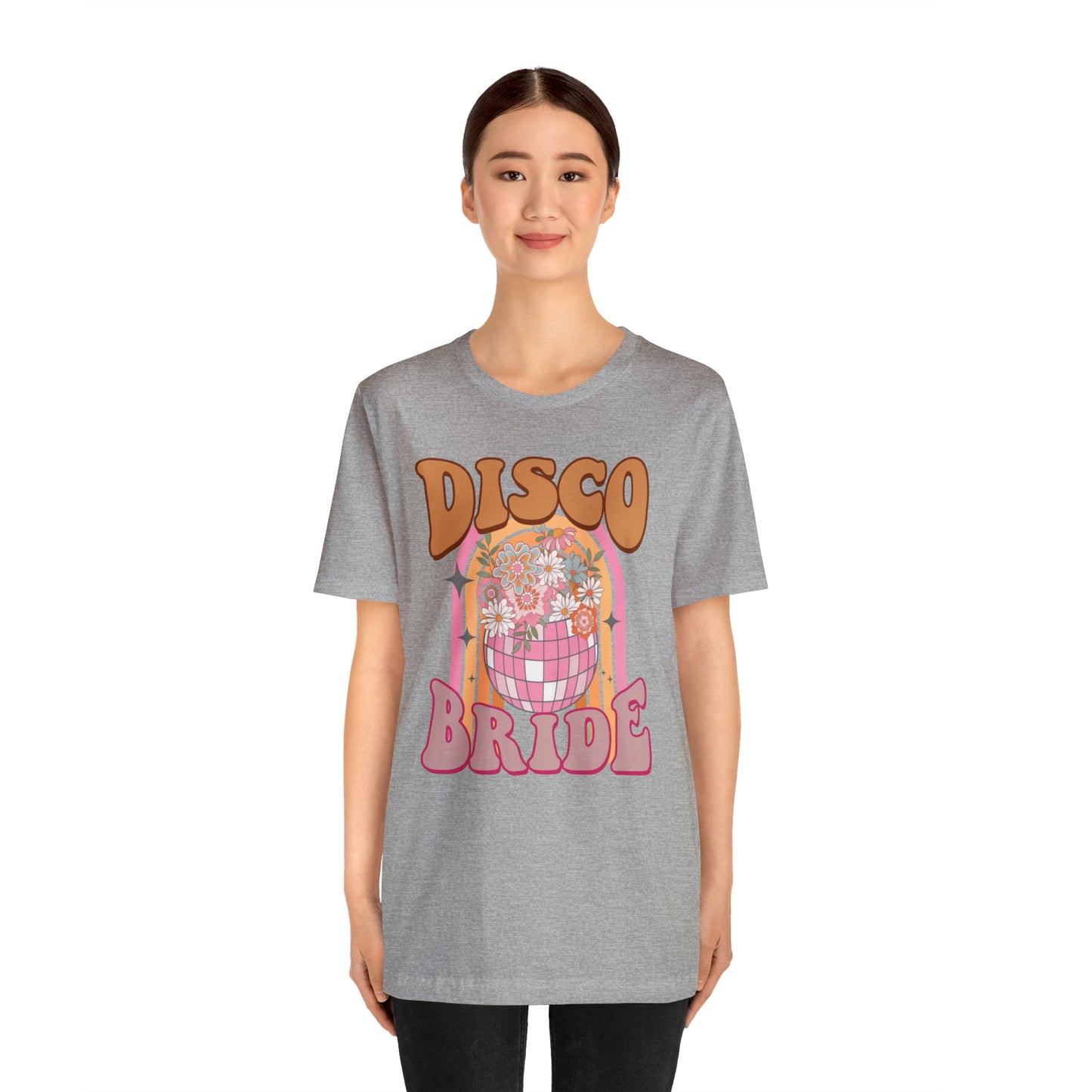 Retro Disco Bride Mirror Ball T-Shirt