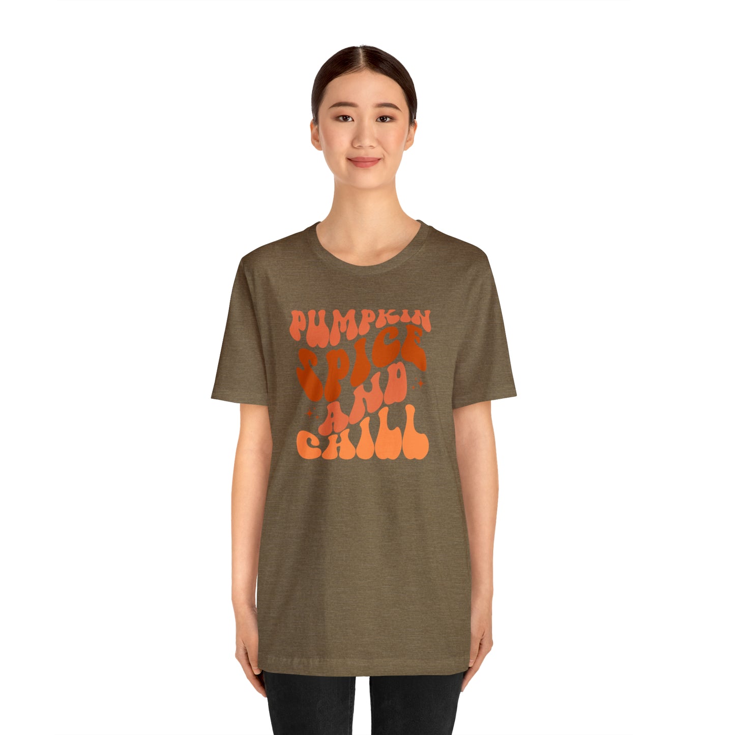 Pumpkin Spice and Chill Teacher T-Shirt