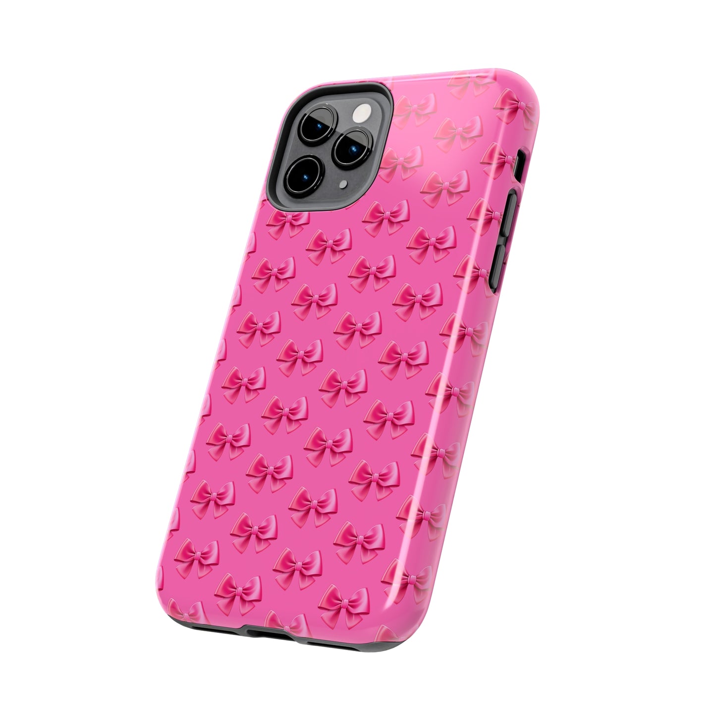 Barbie Pink Bows Themed Tough Phone Cases